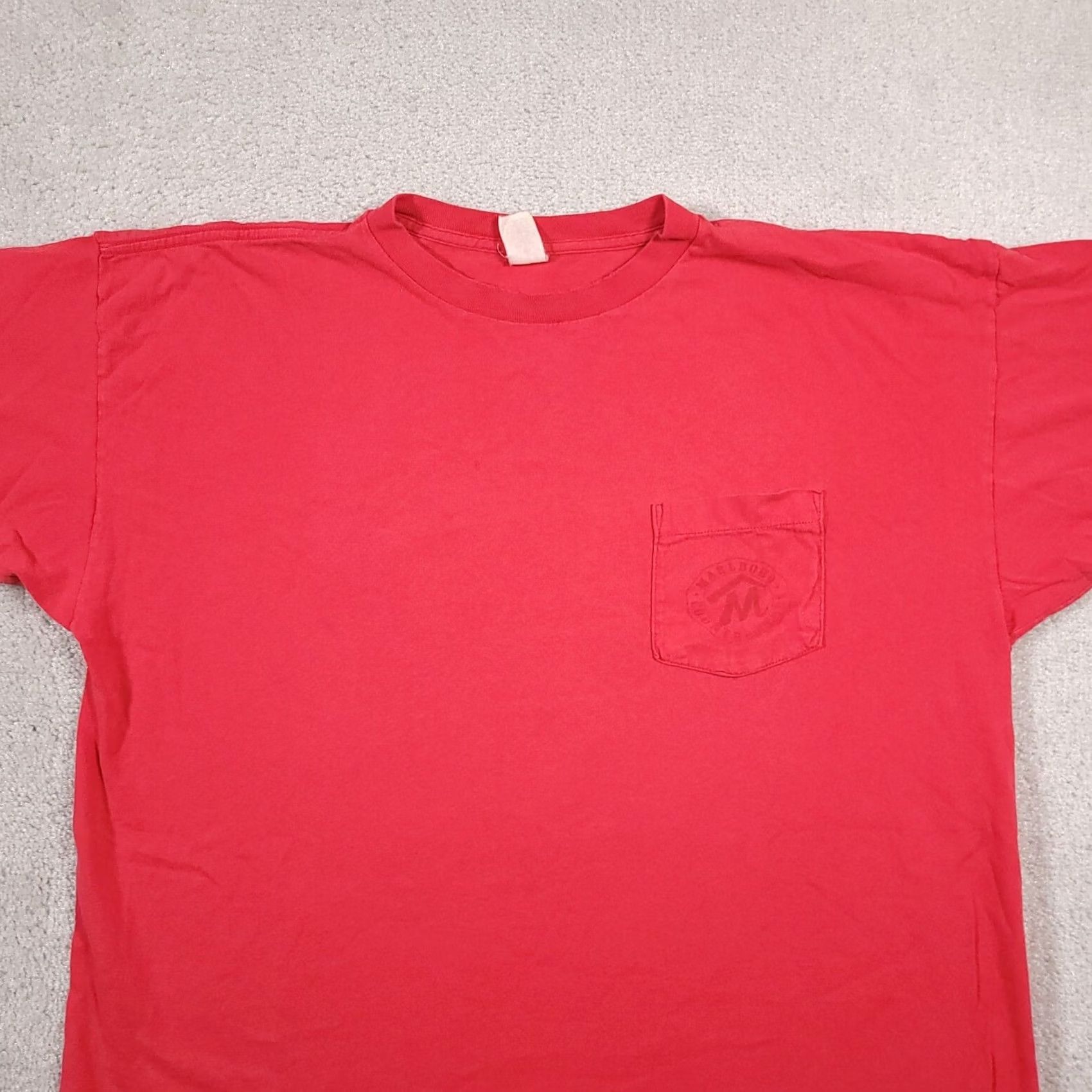 Marlboro VINTAGE Marlboro Country Store T-Shirt Gray 90s Mens OS XL USA Shirt Pocket Red Logo Grunge Mens Size US XL / EU 56 / 4 - 3 Thumbnail
