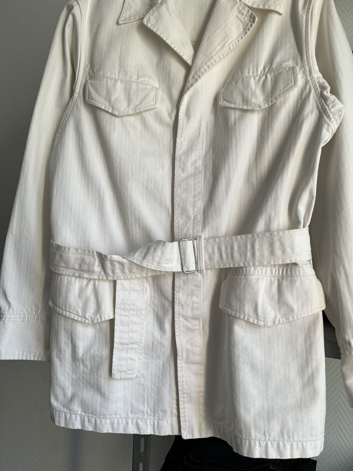 Maison Margiela SS2003 Herring Bone Saharian Jacket Size US XL / EU 56 / 4 - 3 Thumbnail