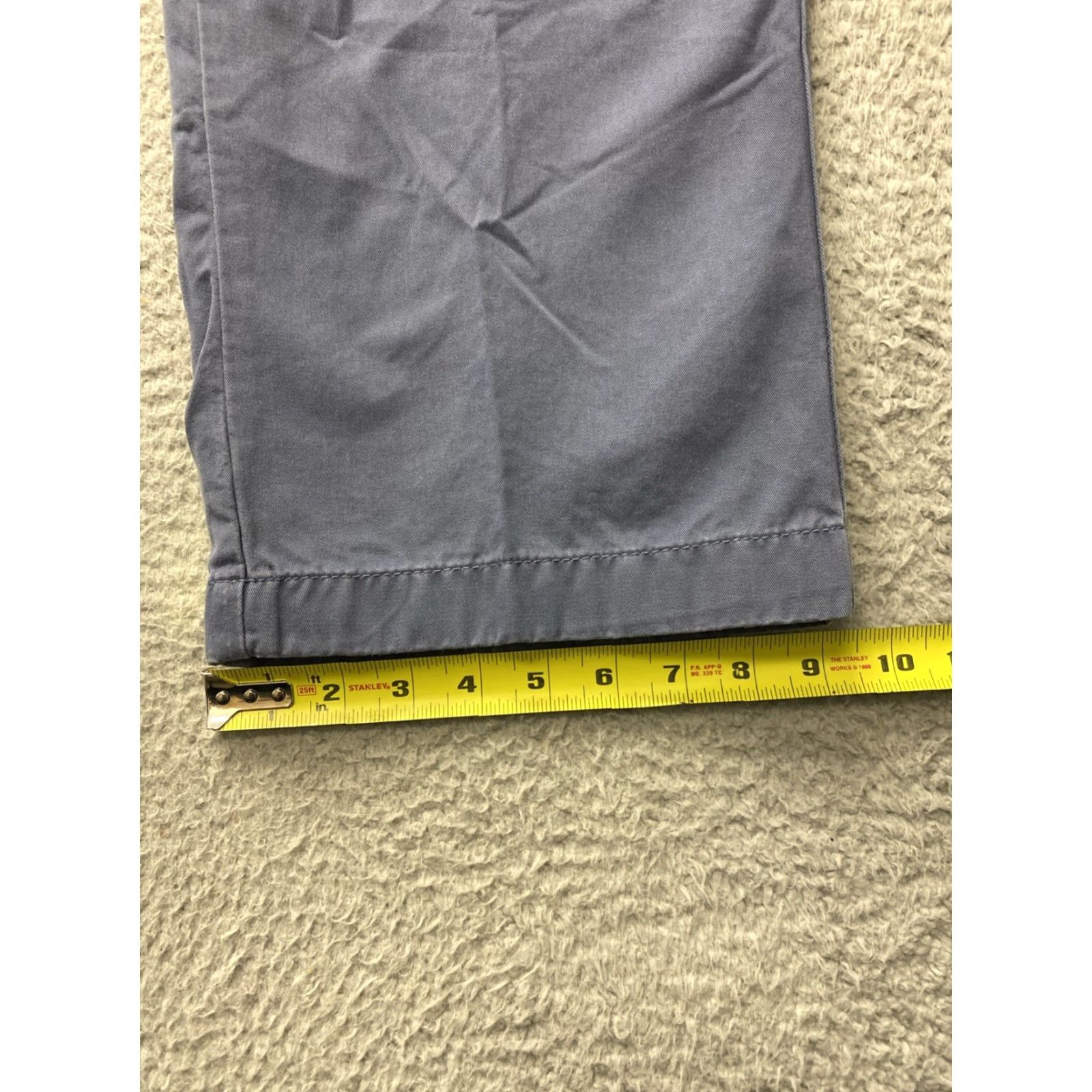 Nautica Nautica Men's Chino Pants 42x30 Blue Classic Fit Straight Cotton/ I OBVIOUS? Size US 42 / EU 58 - 4 Thumbnail