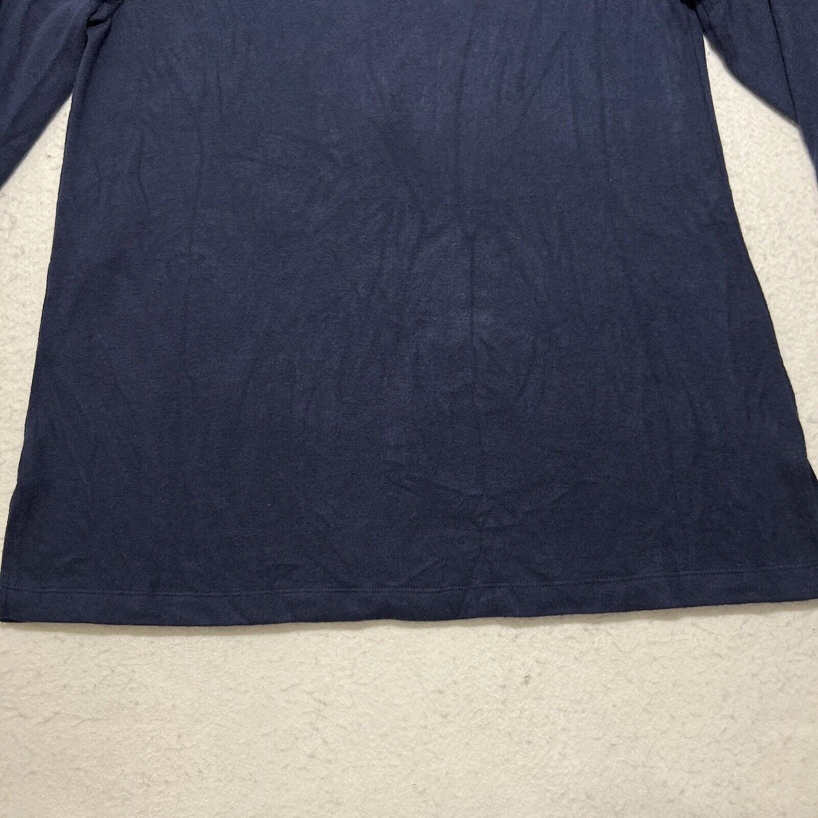 Other SOMA Henley V Neck Blue Lightweight Sweater Pullover Size M / US 6-8 / IT 42-44 - 11 Thumbnail