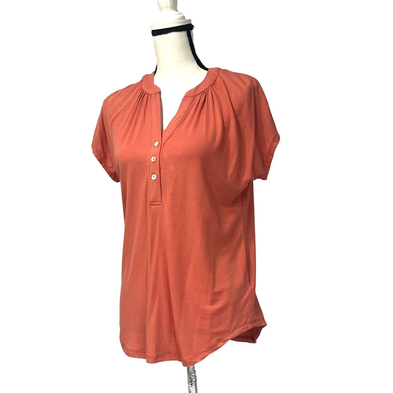 Other Philosophy by Republic Split Placket Dolman Sleeve Jersey To Size S / US 4 / IT 40 - 2 Thumbnail