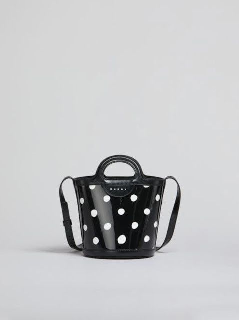 Marni o1w1db11024 Size: OS / Mini Tropicalia Polka-Dot Bucket Bag Size ONE SIZE - 1 Thumbnail