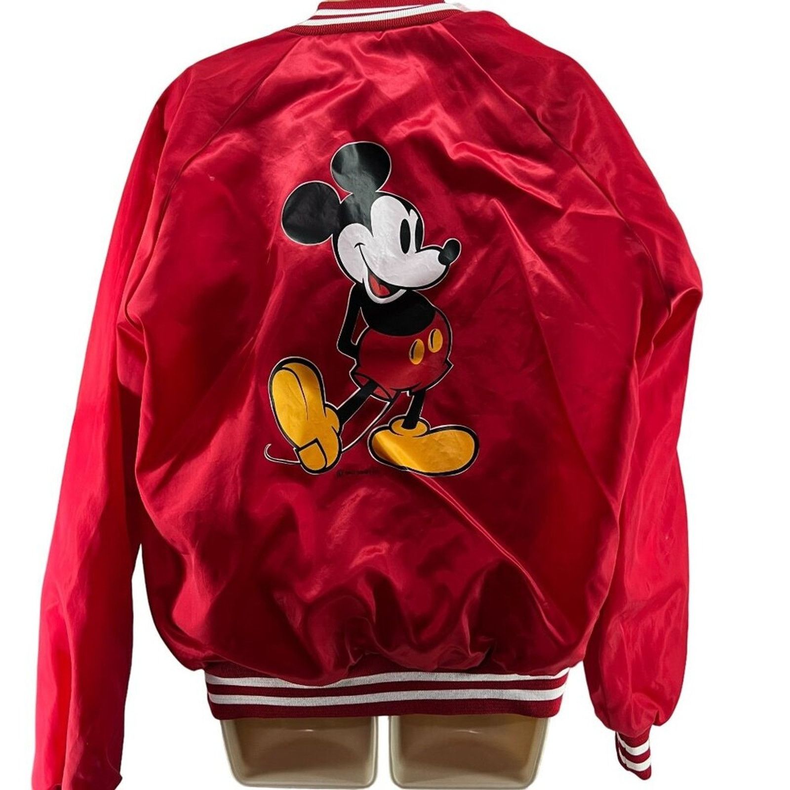 Chalk Line Vintage 90s Disney Minnie Mickey Mouse Satin Jacket Xlarge Size US XL / EU 56 / 4 - 10 Thumbnail