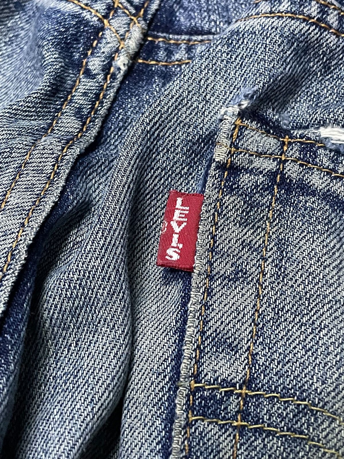 LVC × Levi's × Levi's Made & Crafted Vintage Levis Big E 511 Loose Tapered Leg Distressed Jeans Size US 30 / EU 46 - 18 Thumbnail