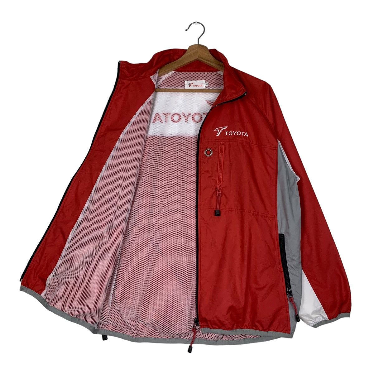 Japanese Brand TOYOTA Embroidered Big Logo Red Light Jacket #0928-C41 Size US M / EU 48-50 / 2 - 9 Thumbnail