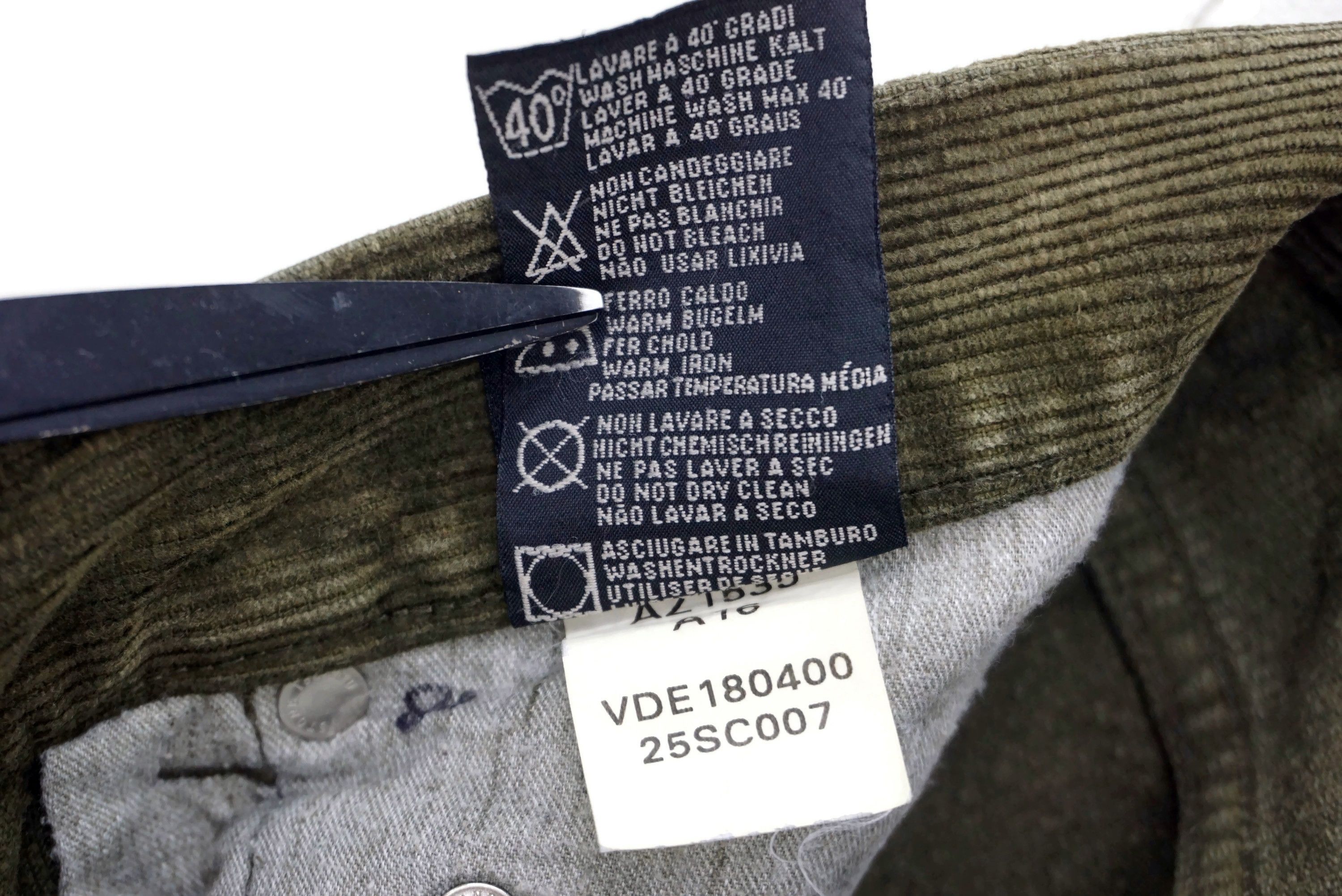 Stone Island Cropped Corduroy Pants Size W28xL26 Made in Italy Size US 28 / EU 44 - 18 Thumbnail