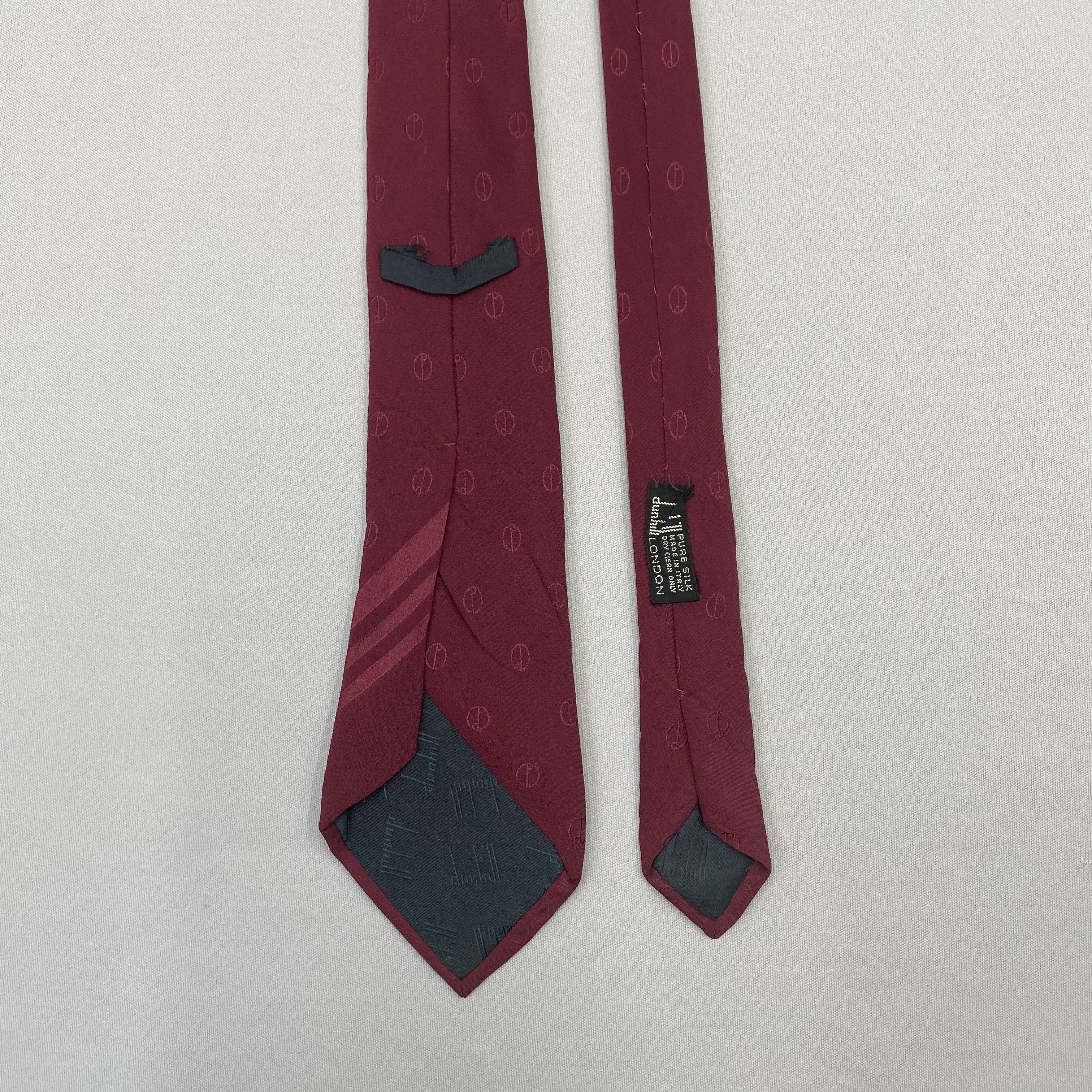 Alfred Dunhill Vintage Alfred Dunhill SILK Necktie Cravate Pure Silk Size ONE SIZE - 6 Thumbnail