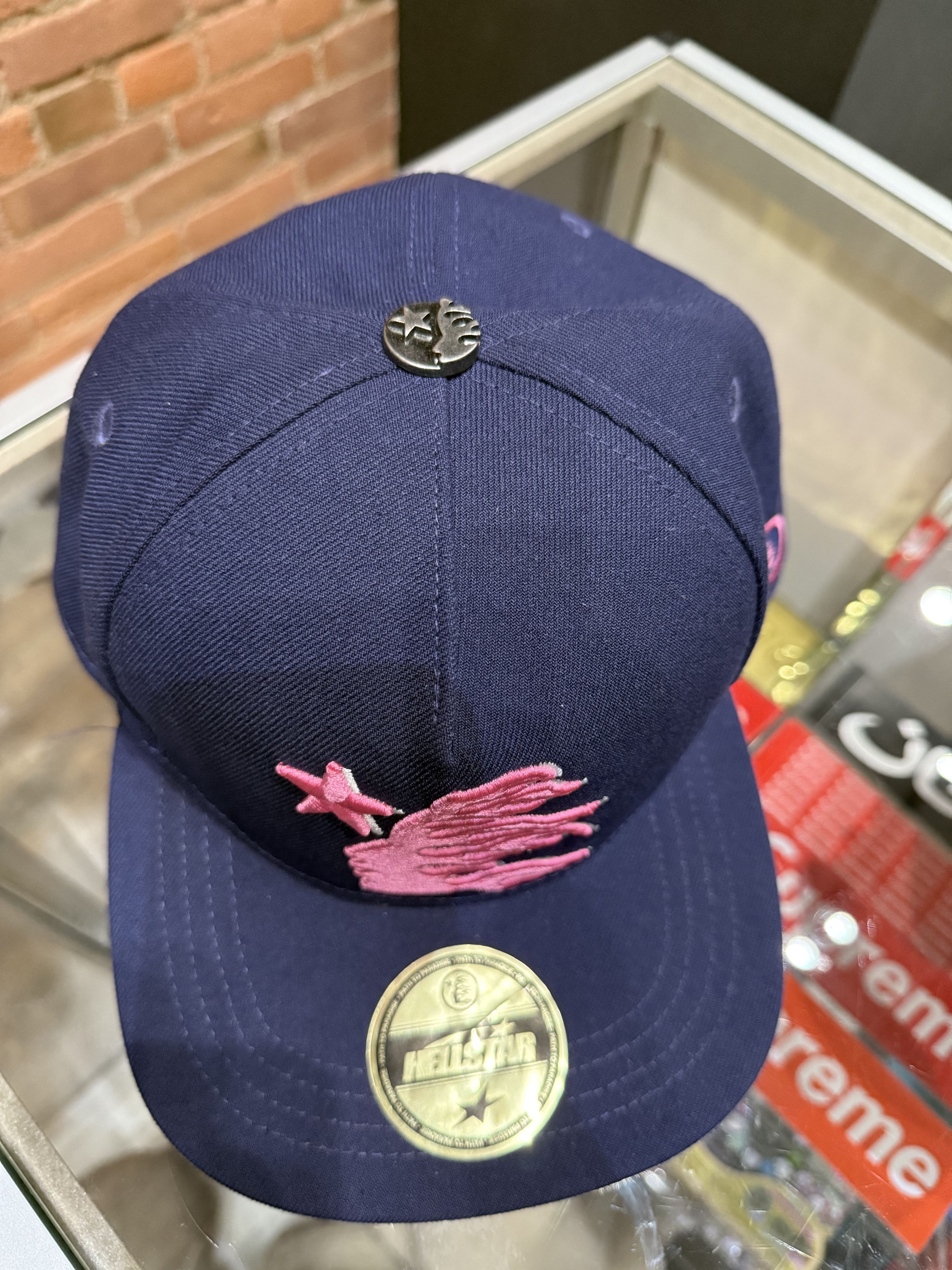 HELLSTAR Hellstar Pink Navy Fitted 7 1/2 Size ONE SIZE - 3 Thumbnail