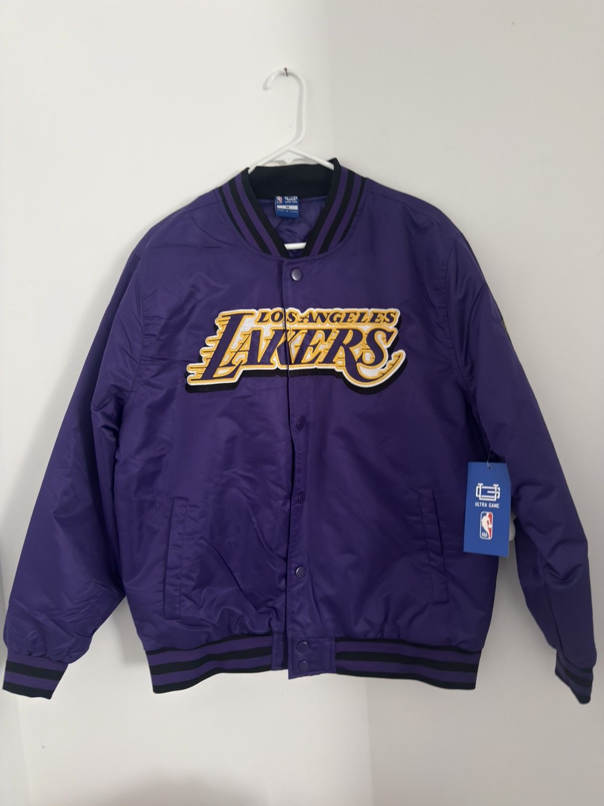 NBA Los Ángeles Lakers Purple and Gold Jacket Size US M / EU 48-50 / 2 - 1 Thumbnail