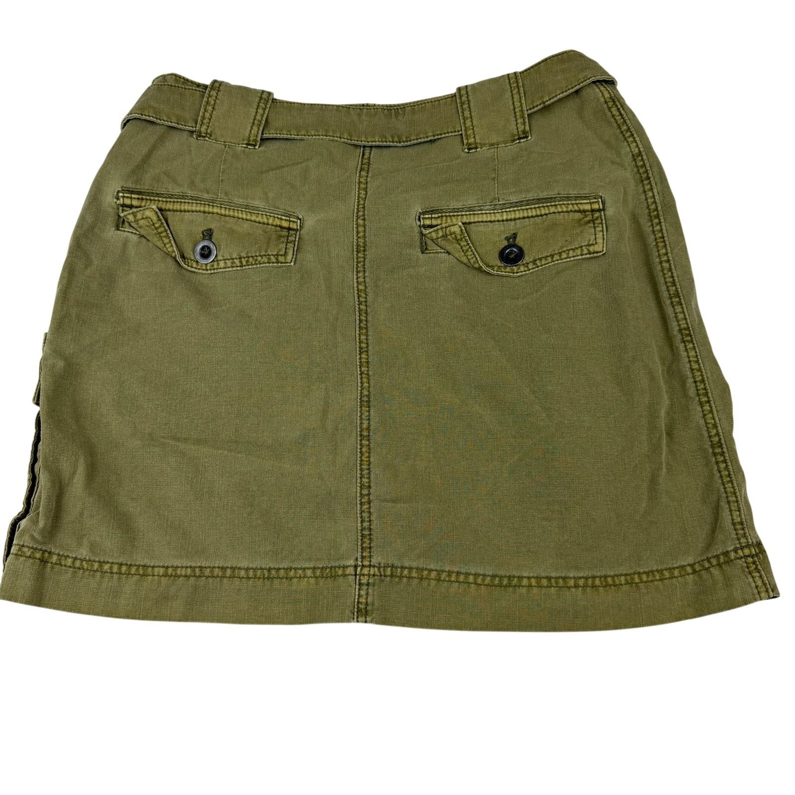 Free People Free People Erika Army Cargo Mini Skirt SZ 8 Size 30" / US 8 / IT 44 - 2 Thumbnail