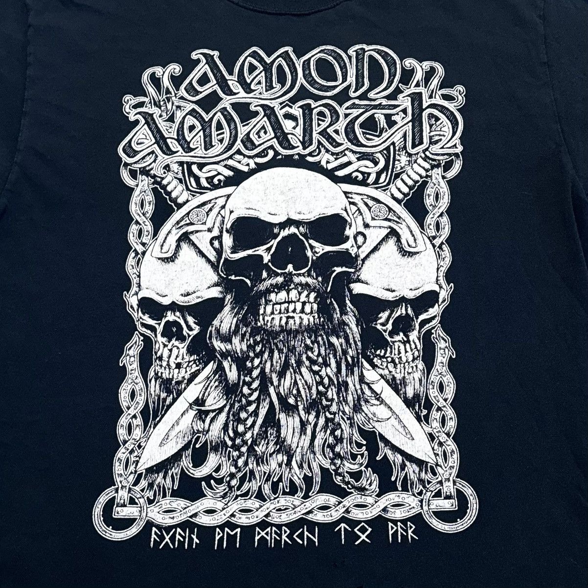 Band Tees × Vintage VINTAGE AMON AMARTH METAL BAND TEE! Size US L / EU 52-54 / 3 - 1 Thumbnail
