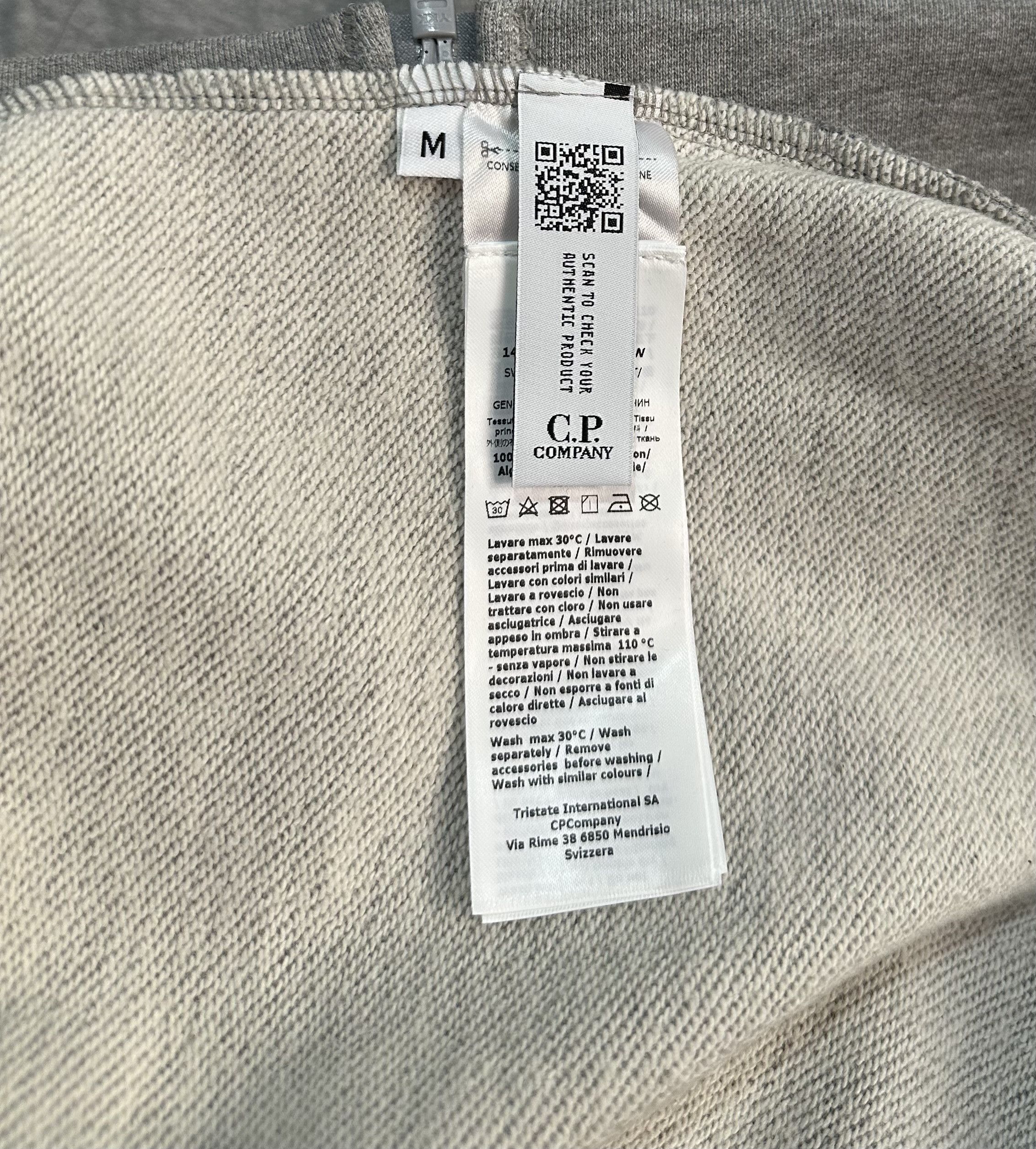 C.P. Company Diagonal Raised Fleece Goggle Zipped Hoodie Size US M / EU 48-50 / 2 - 12 Thumbnail