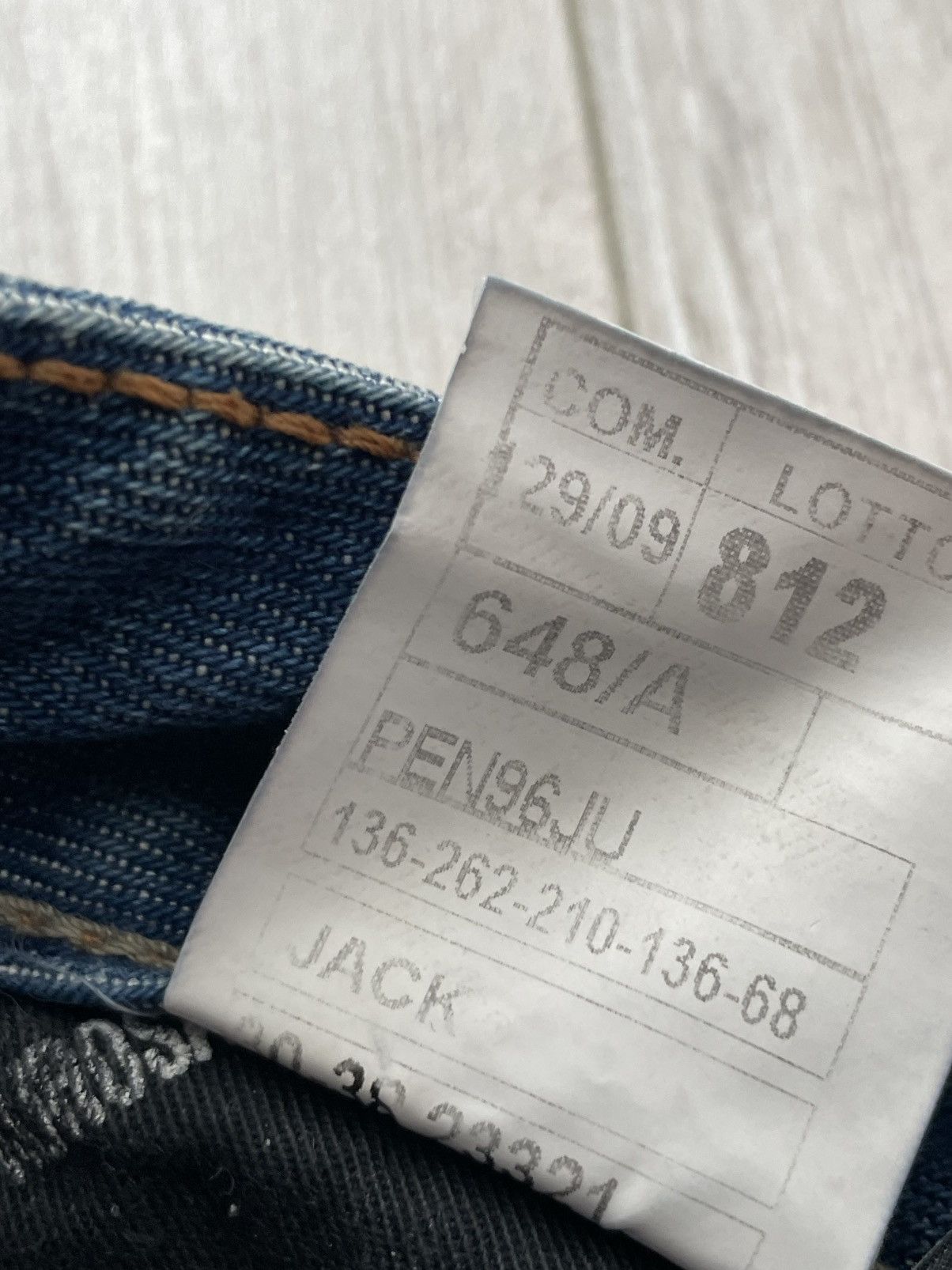 Takeshy Kurosawa Vintage Takeshy Kurosawa Japan Distressed Denim Jeans RARE Size US 32 / EU 48 - 14 Thumbnail
