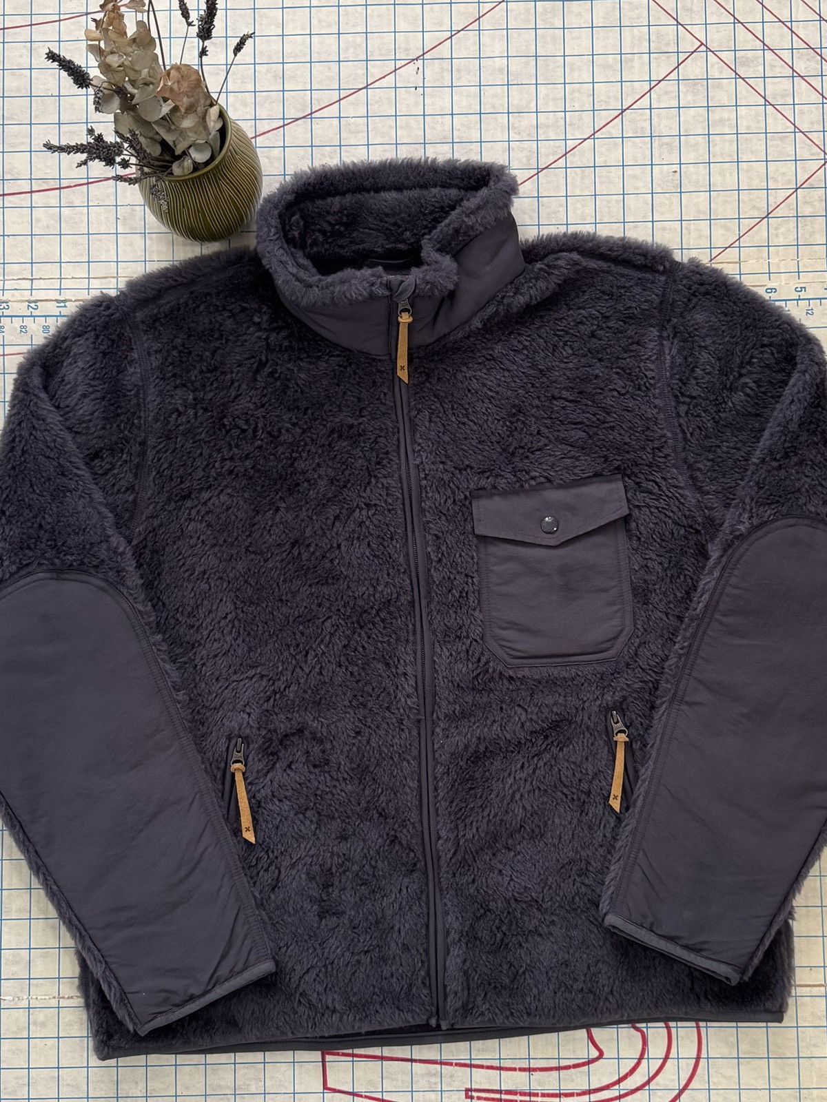 Best Made Co. Best Made Co. Wool Sherpa Fleece Full Zip Jacket XL Mens Size US XL / EU 56 / 4 - 3 Thumbnail