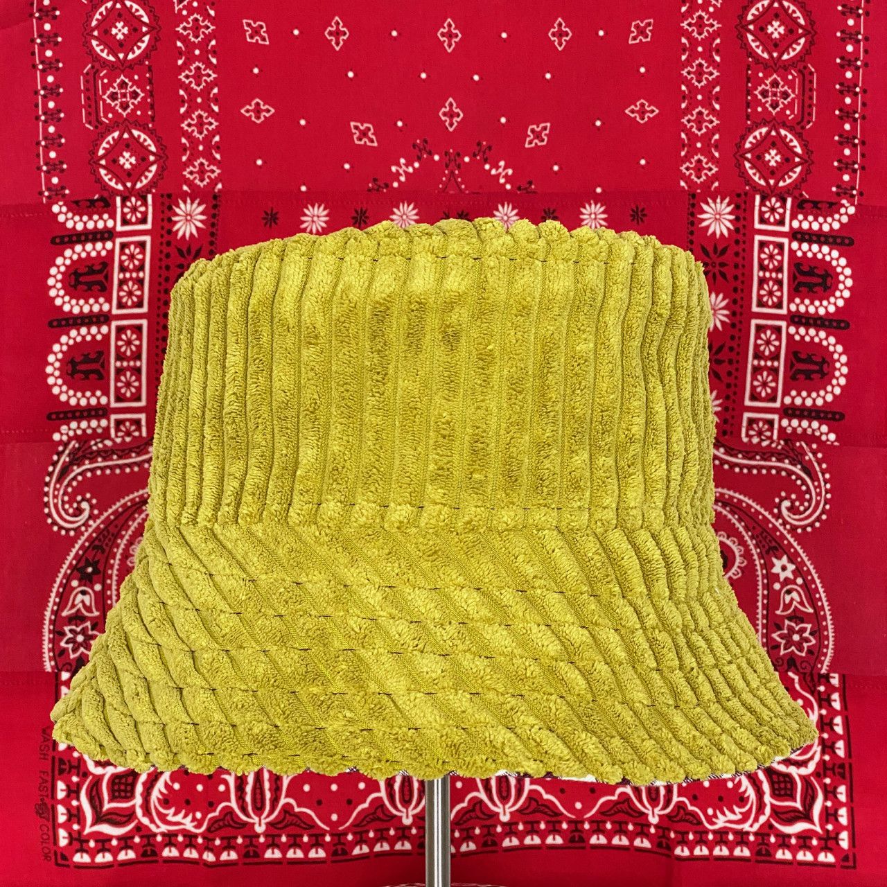 Poche Studio POCHE STUDIO HANDMADE REVERSIBLE BUCKET HAT Size ONE SIZE - 1 Thumbnail