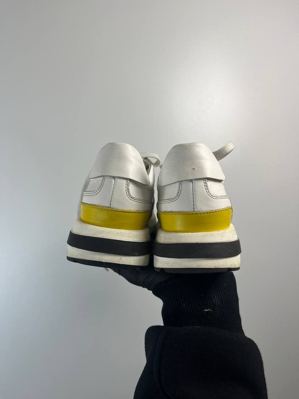Dsquared2 Dsquared2 Dean & Dan Caten White Leather Sneakers Size 34 Size US 4 / IT 34 - 3 Thumbnail