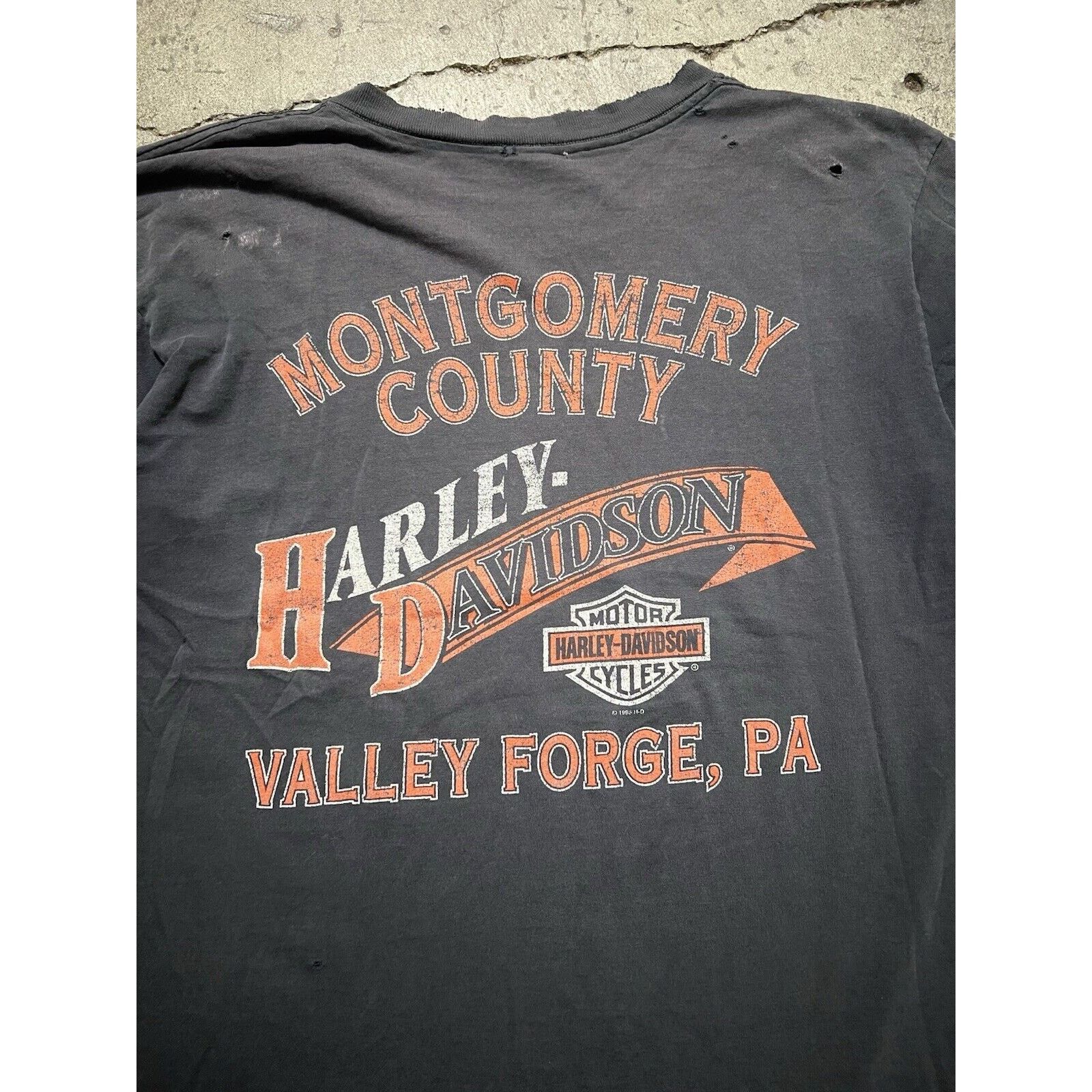 Harley Davidson × Vintage Vtg Harley Davidson Snake Live Ride Valley Forge Montgomery Size US L / EU 52-54 / 3 - 9 Thumbnail