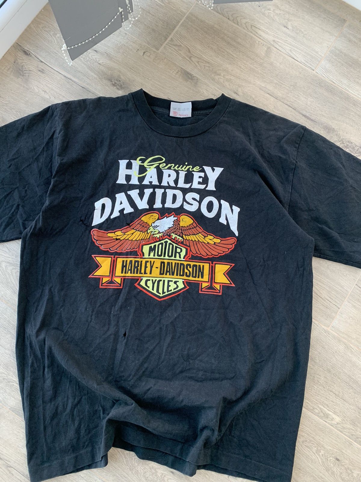 Harley Davidson × Vintage 🔥HARLEY DAVIDSON 90s TEE Size US XL / EU 56 / 4 - 3 Thumbnail