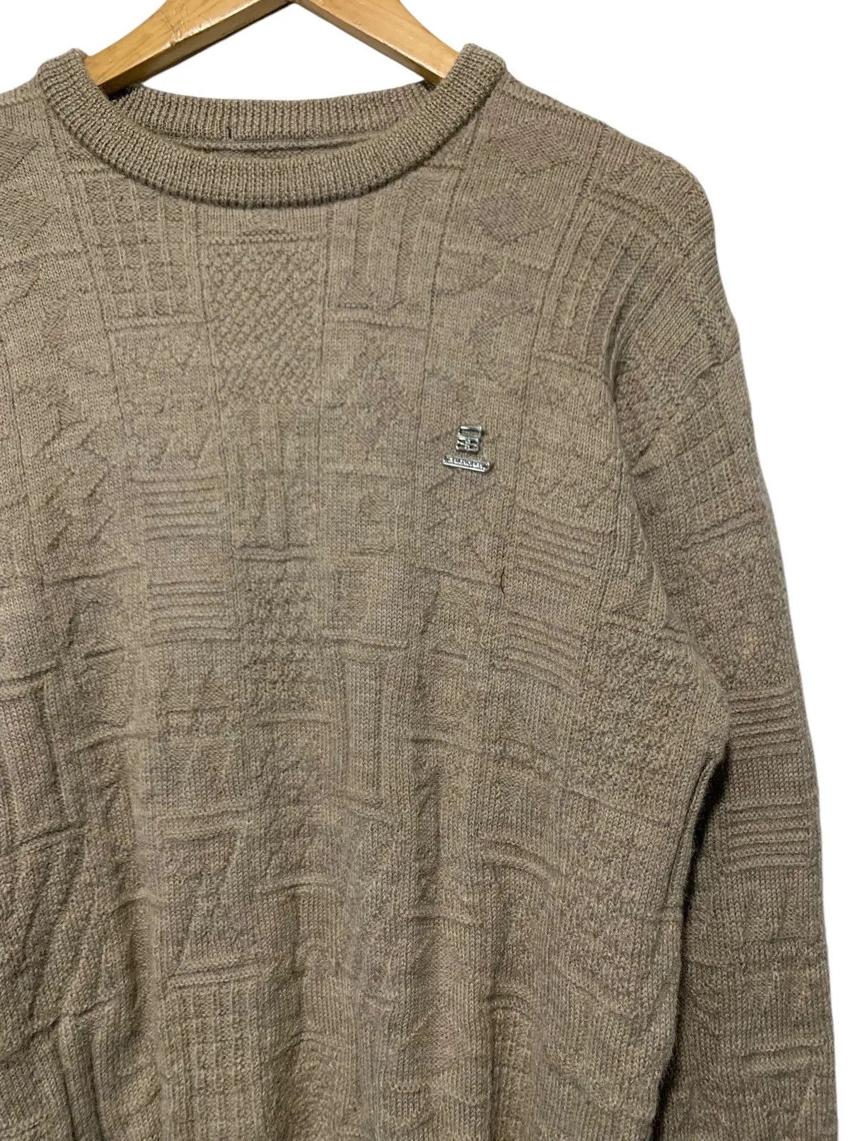 Balenciaga Balenciaga cable knit pattern mocha sweater Size US L / EU 52-54 / 3 - 2 Thumbnail