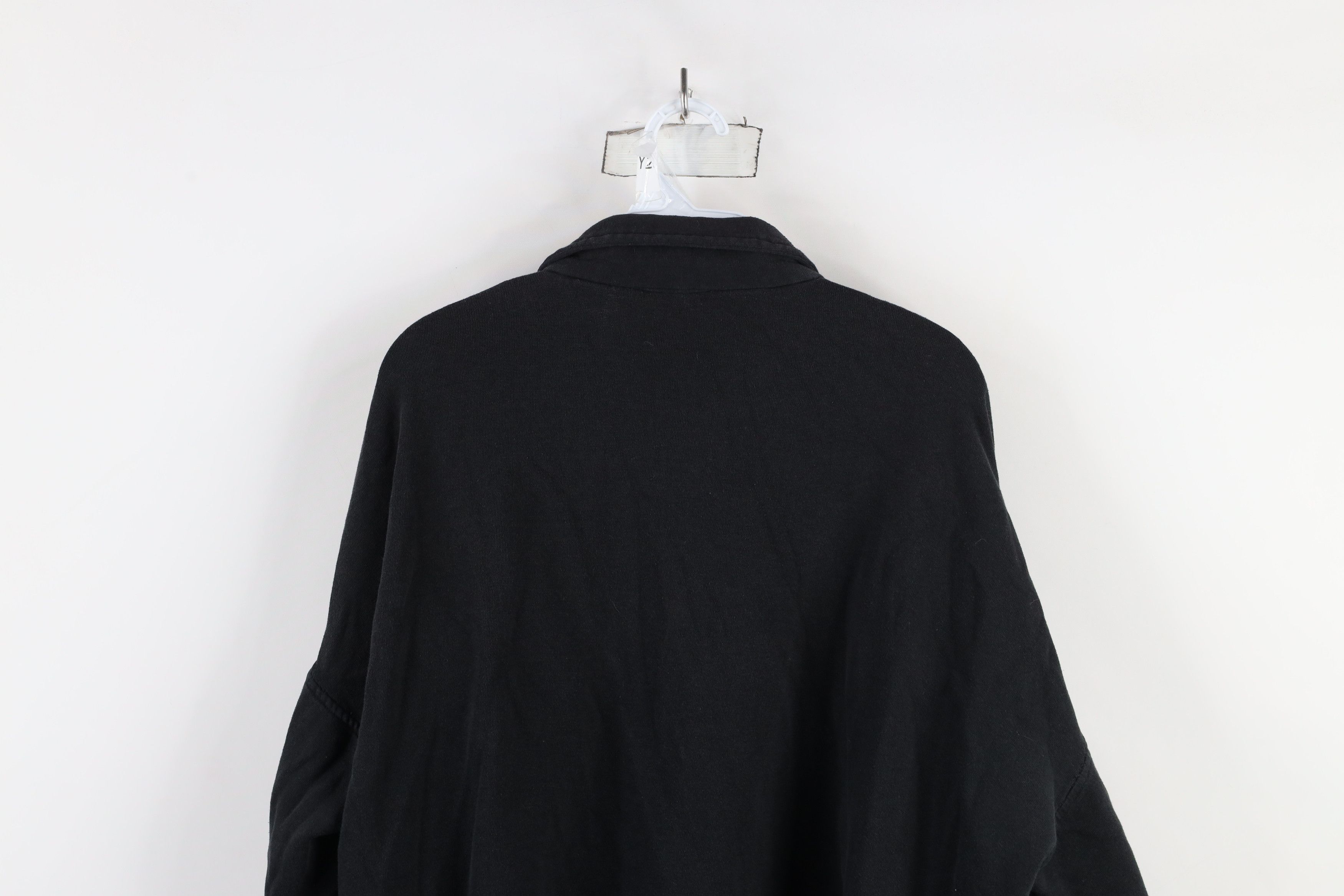 Vintage Vintage 90s Streetwear Block Cable Knit Collared Sweatshirt Size US XL / EU 56 / 4 - 16 Thumbnail