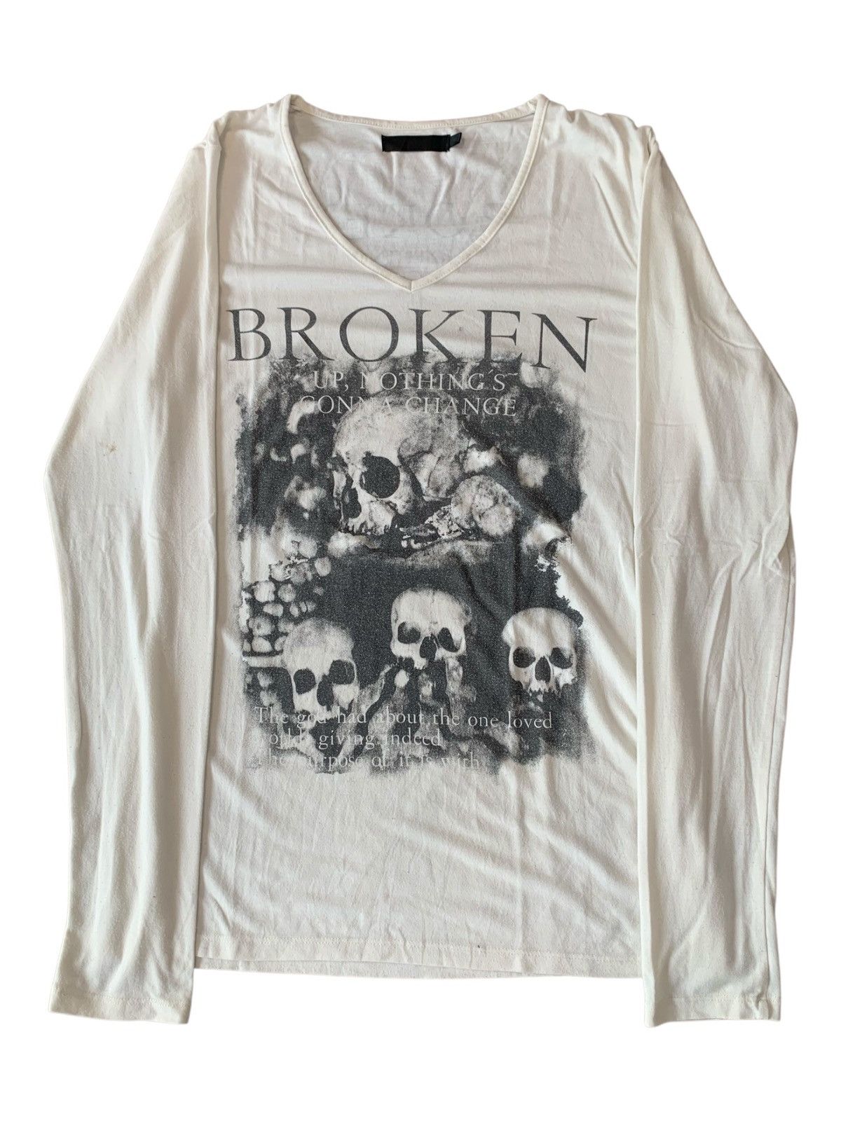 Hysteric Glamour 2000s japanese archive roshell vkei longsleeve tee poem Size US L / EU 52-54 / 3 - 1 Thumbnail