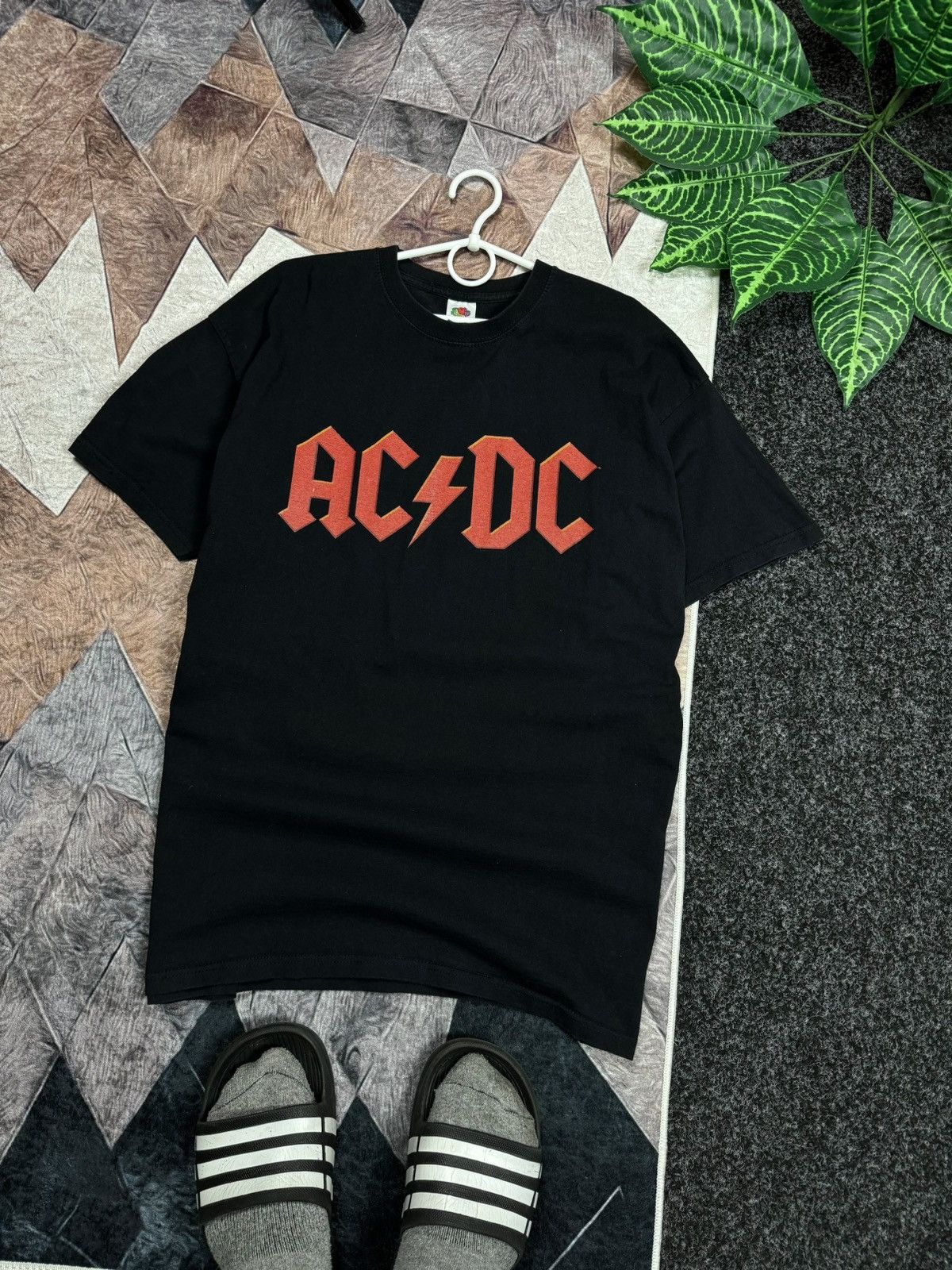AC/DC × Vintage T-SHIRT AC / DC ROCK STYLE SIZE XL Size US XL / EU 56 / 4 - 14 Thumbnail