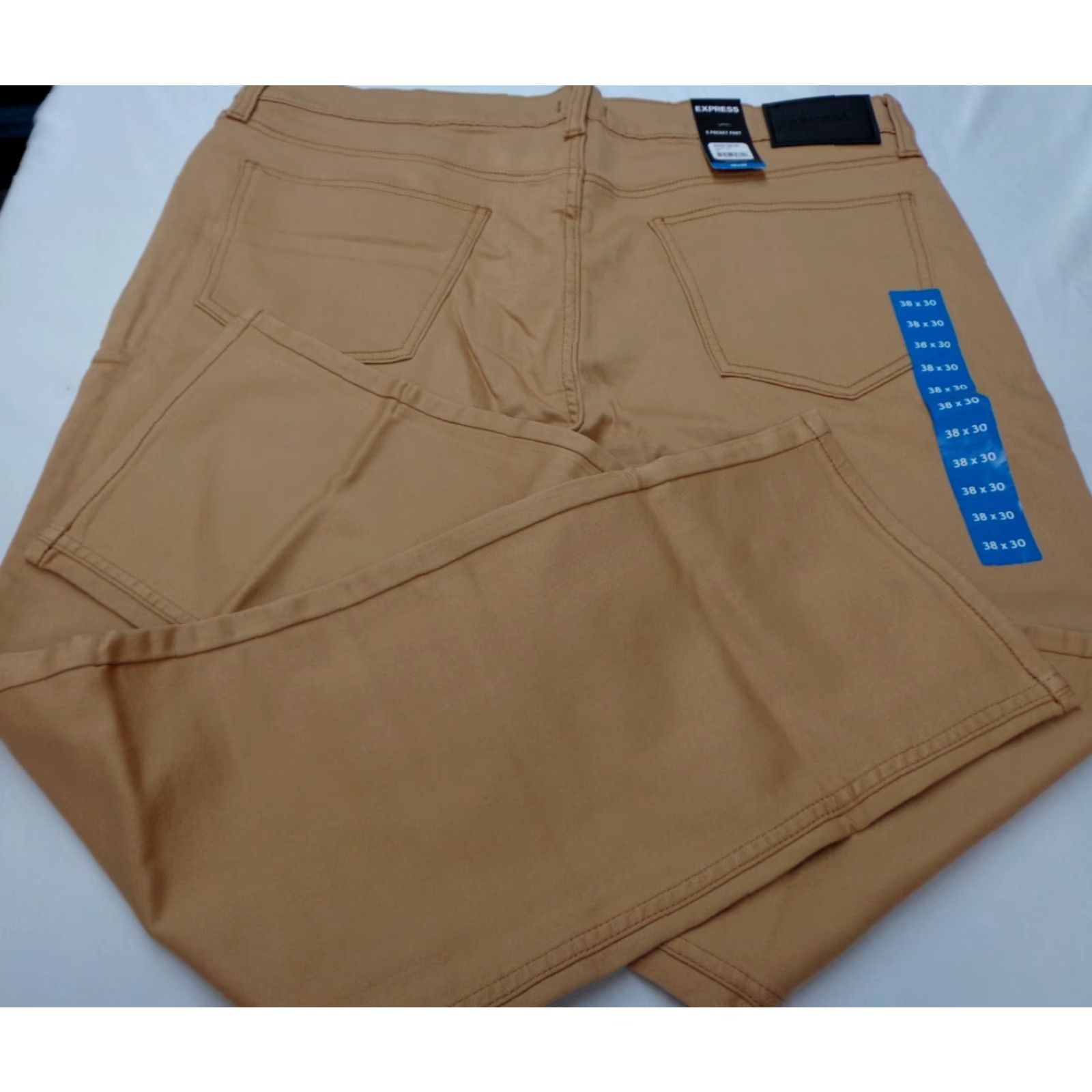 Express **NEW Express Men's Slim Fit Brown Chino Pants Size 38** User: NEW Express Men's Slim Fit Brown Chino Pants Size 38 Inseam 30 Size US 38 / EU 54 - 5 Thumbnail