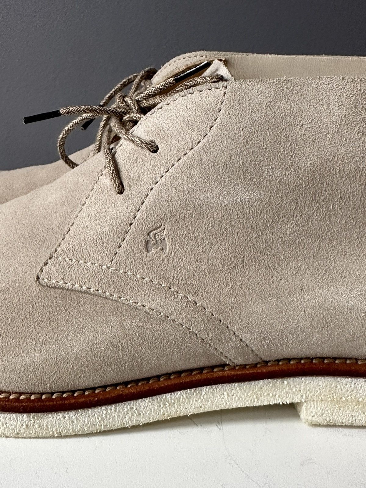 Hogan HOGAN ANKLE CHUKKA BOOTS SUEDE SHOESE Size US 7.5 / EU 40-41 - 3 Thumbnail