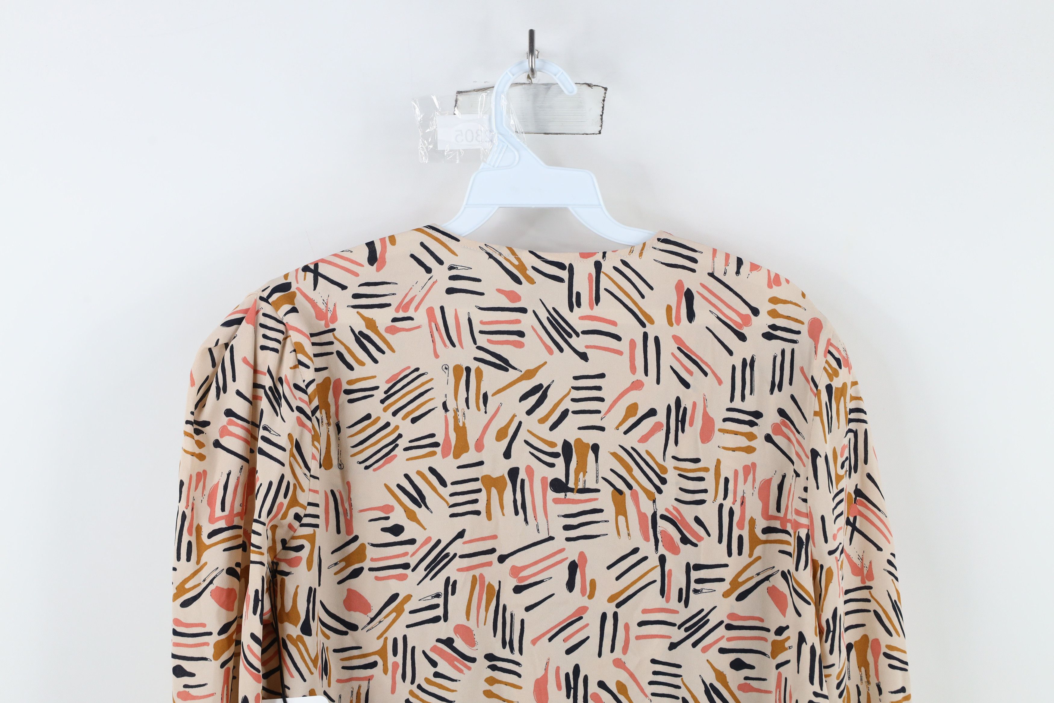 Vintage New Cabi Abstract Line Art Marni Blouse Top Shirt Polyester Size M / US 6-8 / IT 42-44 - 10 Thumbnail