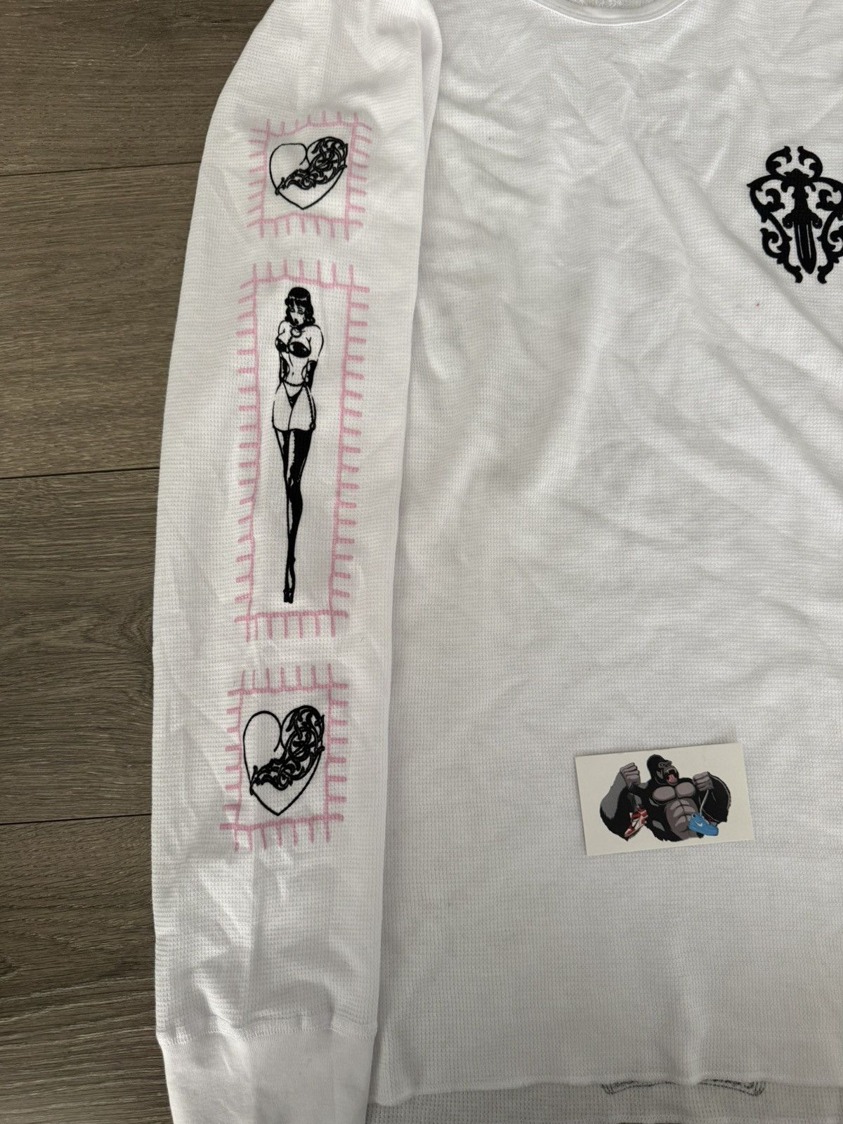 Chrome Hearts Chrome Hearts Deadly Doll Thermal White Size US XL / EU 56 / 4 - 4 Thumbnail