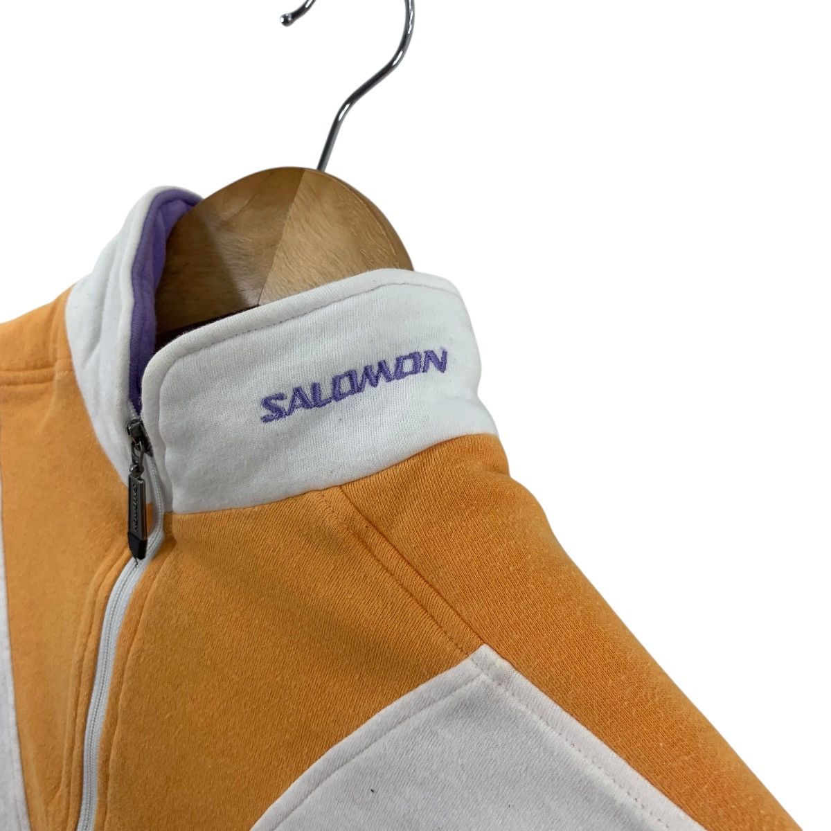 Salomon Vintage SALOMON SKI GEAR Half Zipper Sweater Pullover Shirt Size M / US 6-8 / IT 42-44 - 5 Thumbnail