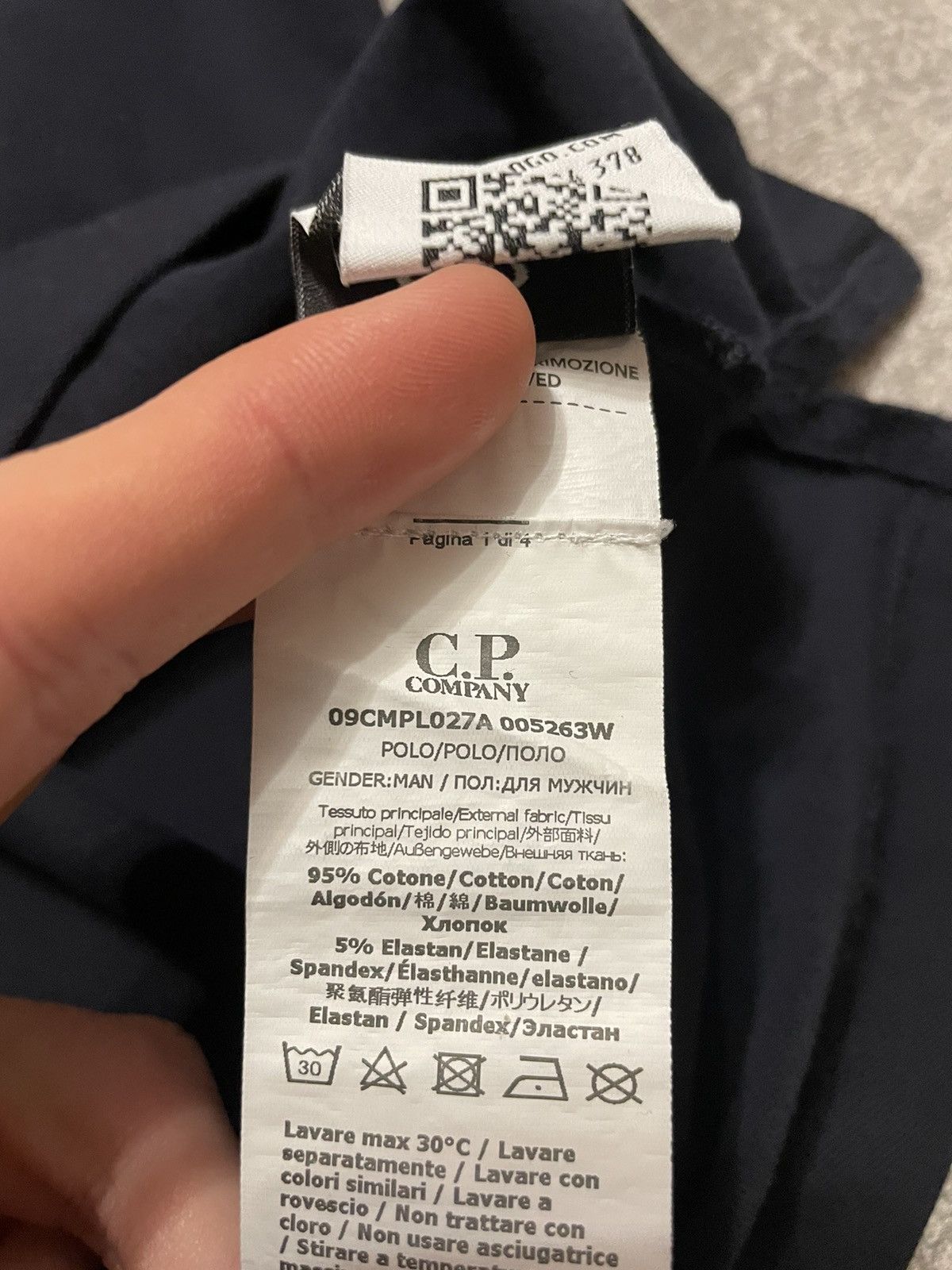 C.P. Company Vintage CP Company Slim Fit Polo Shirt Size US S / EU 44-46 / 1 - 12 Thumbnail