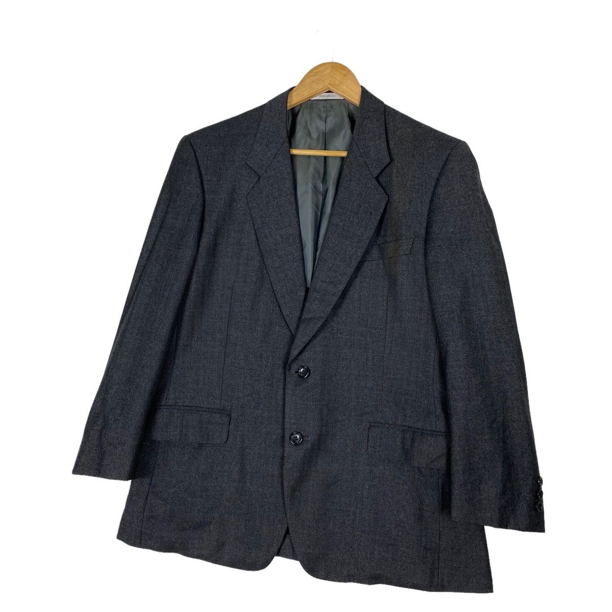 Japanese Brand Nina Ricci Button Coat Blazer Size US M / EU 48-50 / 2 - 2 Thumbnail