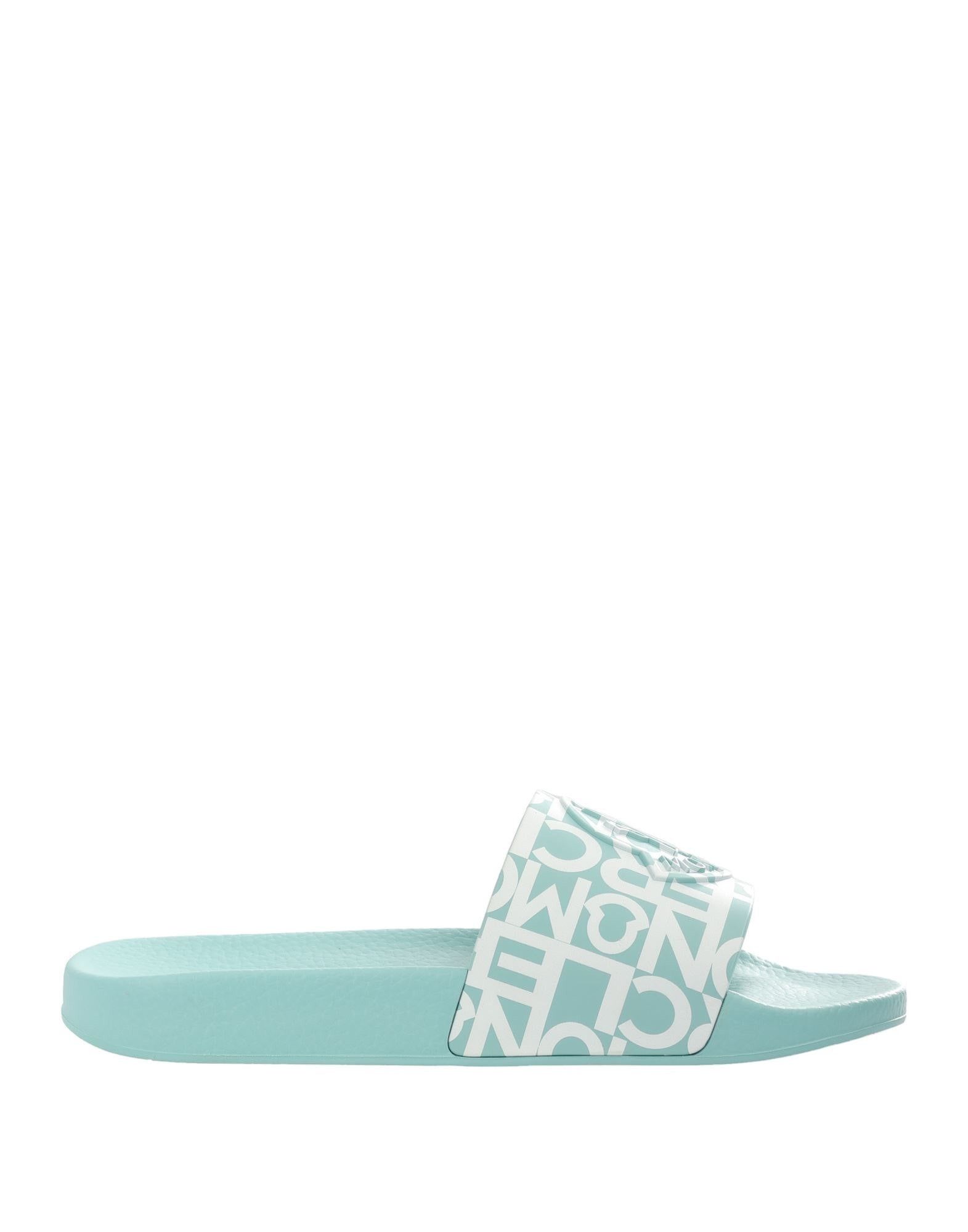 Moncler o1y1125 Slippers in Turquoise/White Size US 6 / IT 36 - 1 Thumbnail
