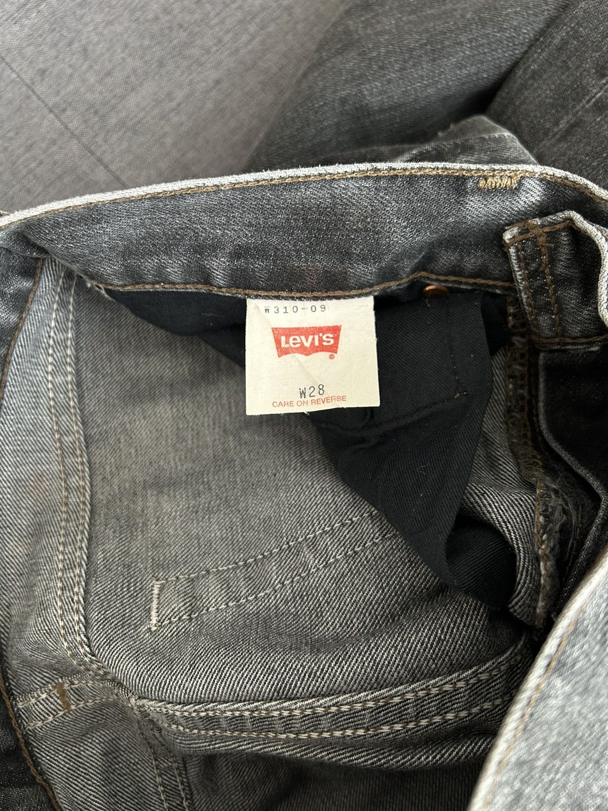 Levi's Y2K Japan Levis Bootcut Black Jeans Size US 27 - 18 Thumbnail