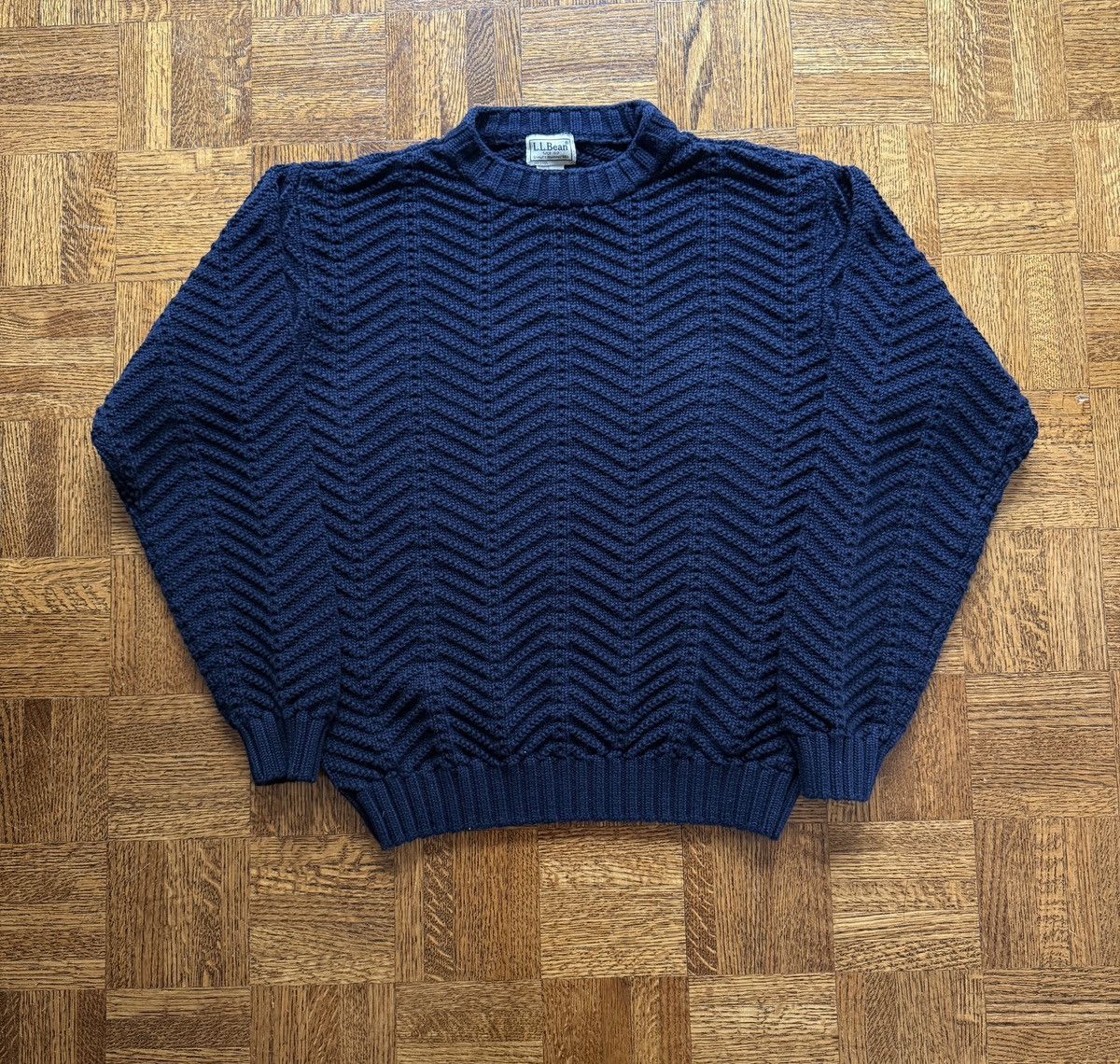 L.L. Bean Vintage L.L. Bean Chunky Knit Textured Sweater Size US S / EU 44-46 / 1 - 1 Thumbnail