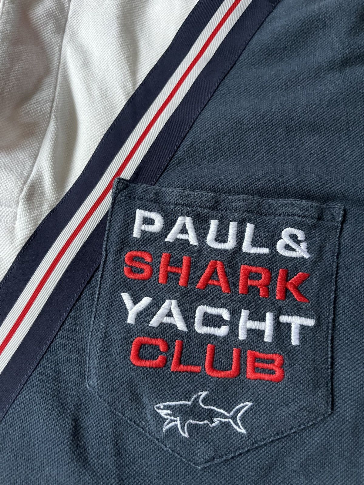 Paul & Shark × Vintage Vintage Paul & Shark Yacht Club Polos Chief Keef Style Y2K Size US XL / EU 56 / 4 - 3 Thumbnail