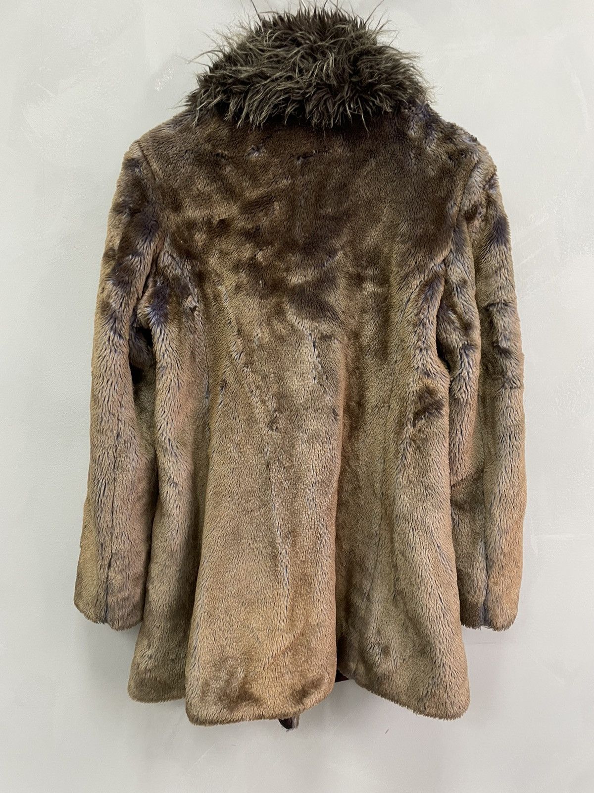 If Six Was Nine × Japanese Brand × Le Grande Bleu (L.G.B.) RARE FUZZY Y2K FAUX FUR legrandebleu MISS SIXTY COAT Size L / US 10 / IT 46 - 8 Thumbnail
