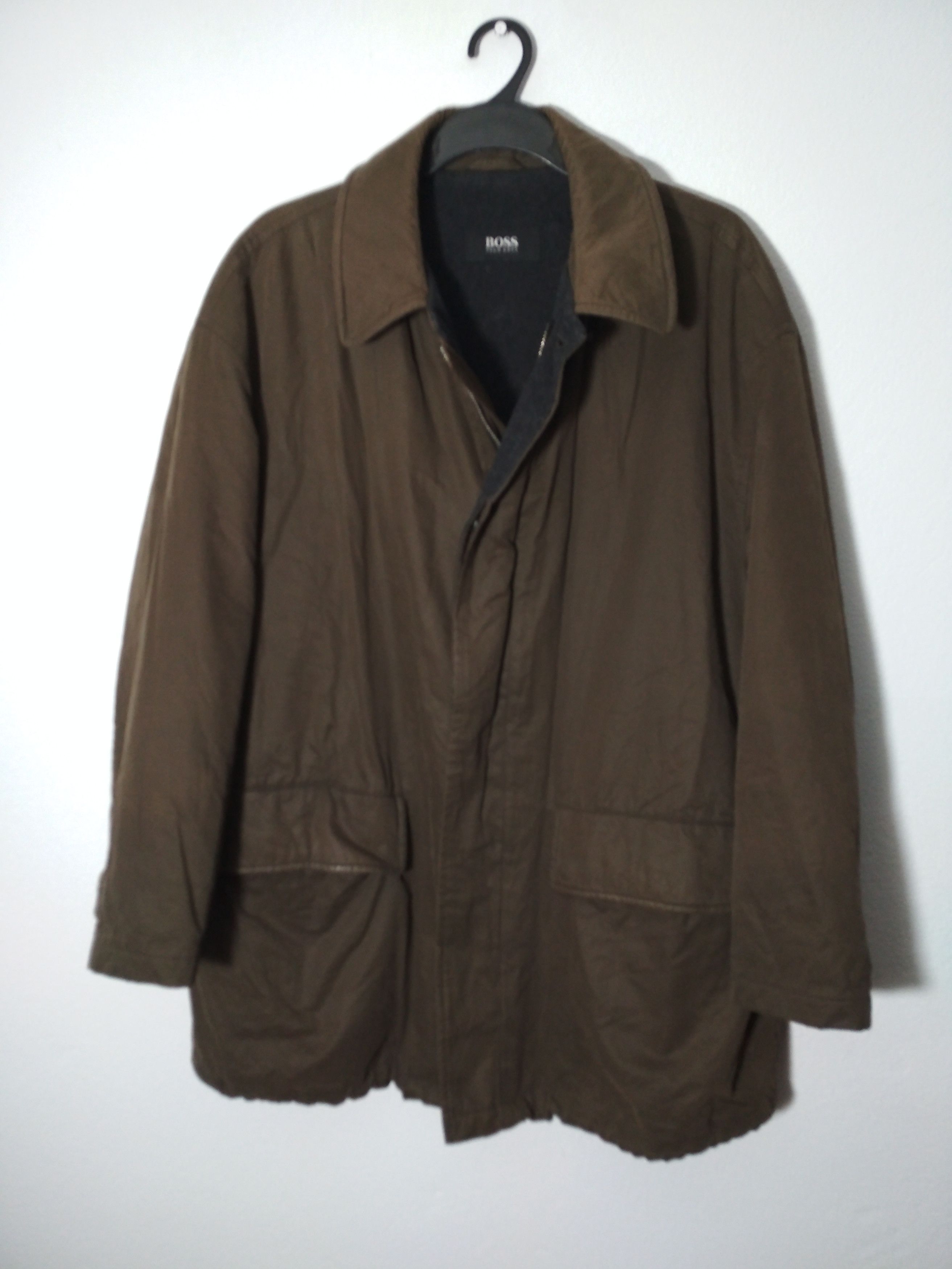 image of Vintage Hugo Boss Khaki Jacket 50, Men's (Size XL)