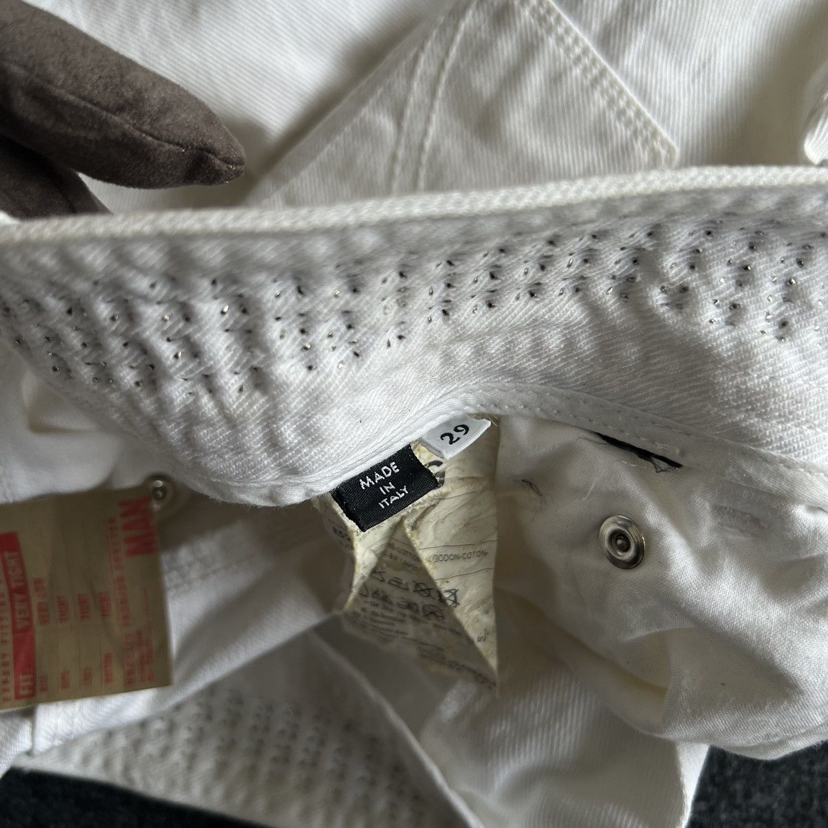 Dolce & Gabbana D&G Audacious Studded White Jeans 2000s Size US 29 - 13 Thumbnail