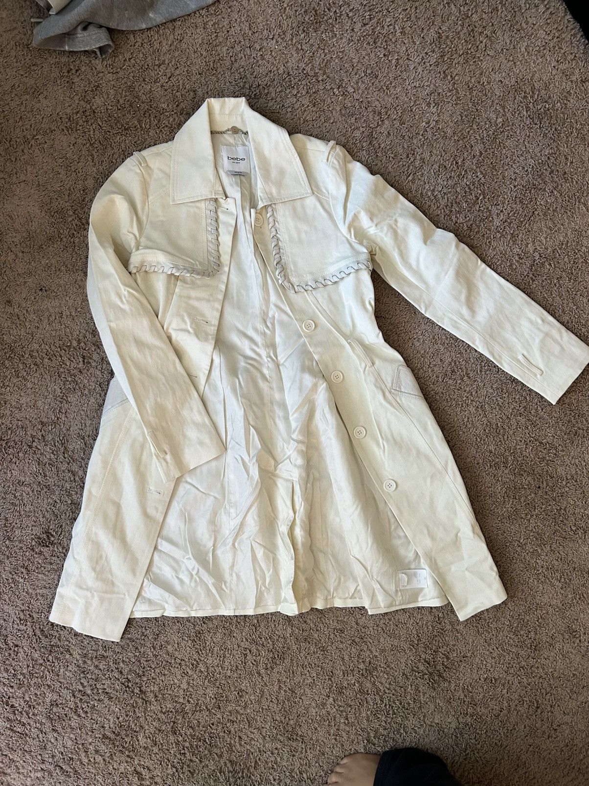 Bebe Leather trench coat Size M / US 6-8 / IT 42-44 - 1 Thumbnail