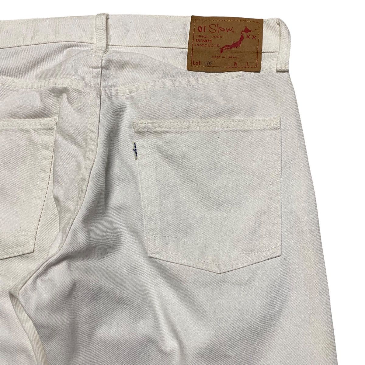 Orslow Orslow 107 Ivy Fit White Denim Jeans Size US 32 / EU 48 - 11 Thumbnail