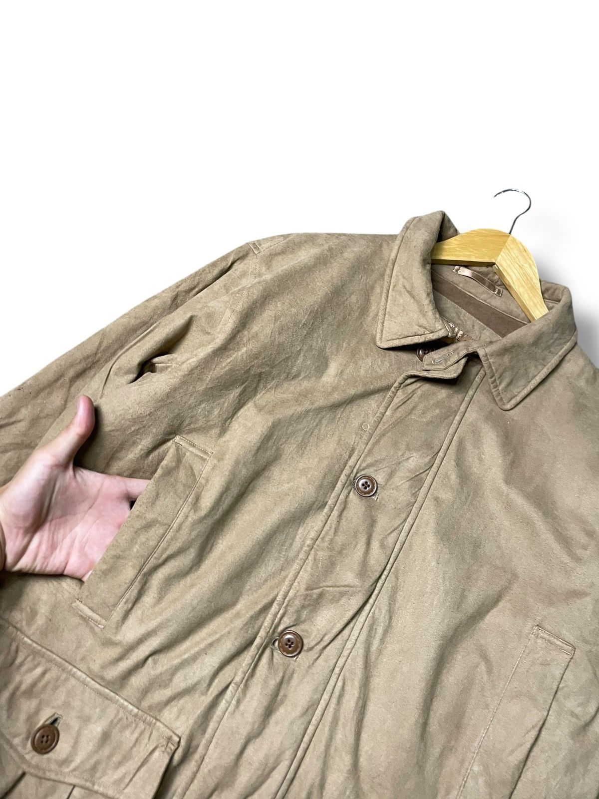 Japanese Brand × Vintage Vintage CROCODILE Leather Suede Jacket (81) Size US M / EU 48-50 / 2 - 6 Thumbnail