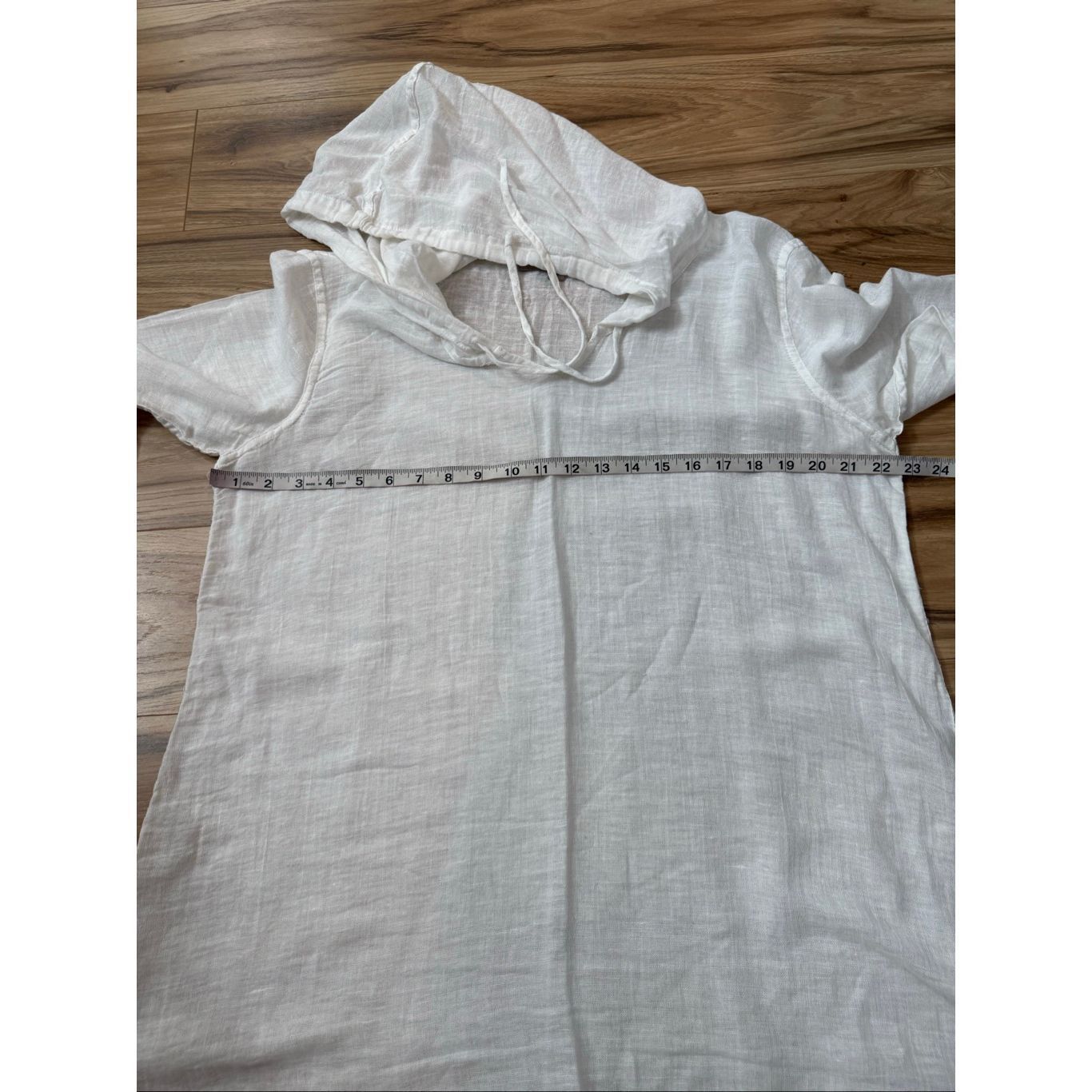 FLAX Flax NWOT white linen/cotton hoodie size Medium Size M / US 6-8 / IT 42-44 - 7 Thumbnail