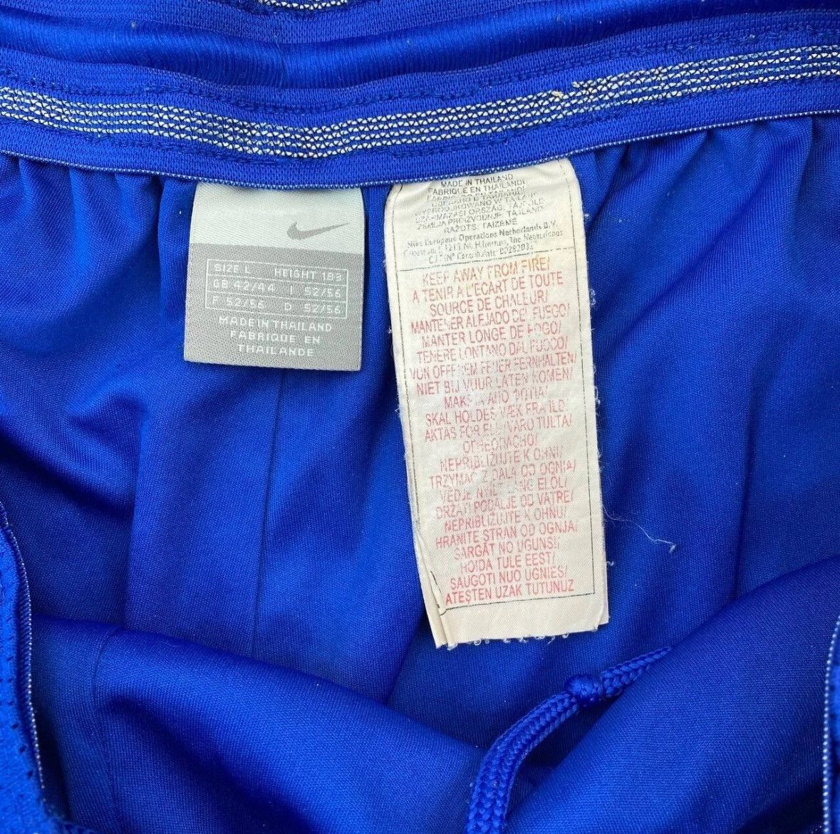 Nike Nike Air Force Shorts Vintage Blue Basketball L Y2K jordan Size US 31 - 10 Thumbnail