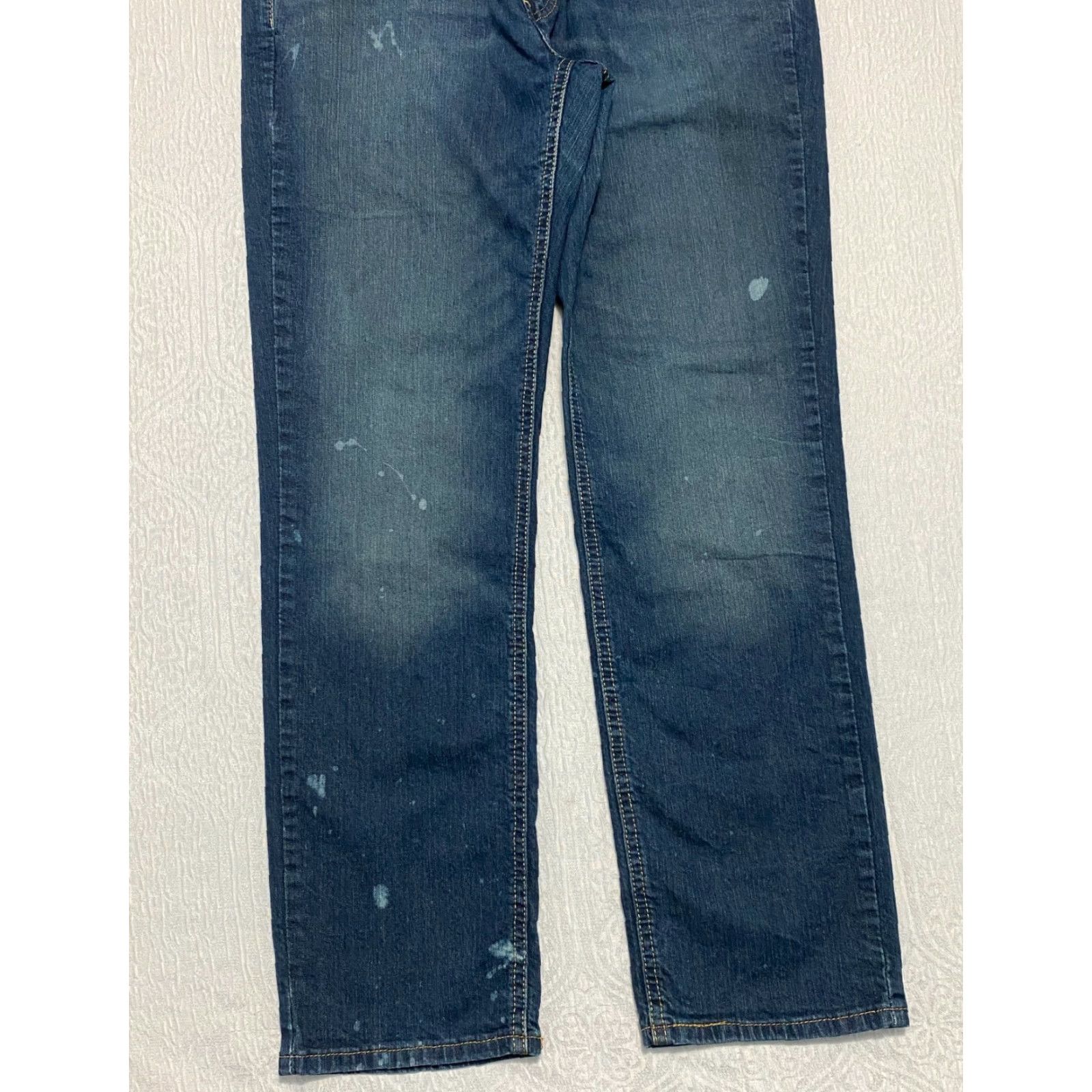 Levi's Levi's 541 Athletic Taper Jeans Men Blue 32x32 Stretch Denim Whiskers USA 5-Pocket Regular Jeans Mens Size US 32 / EU 48 - 2 Thumbnail