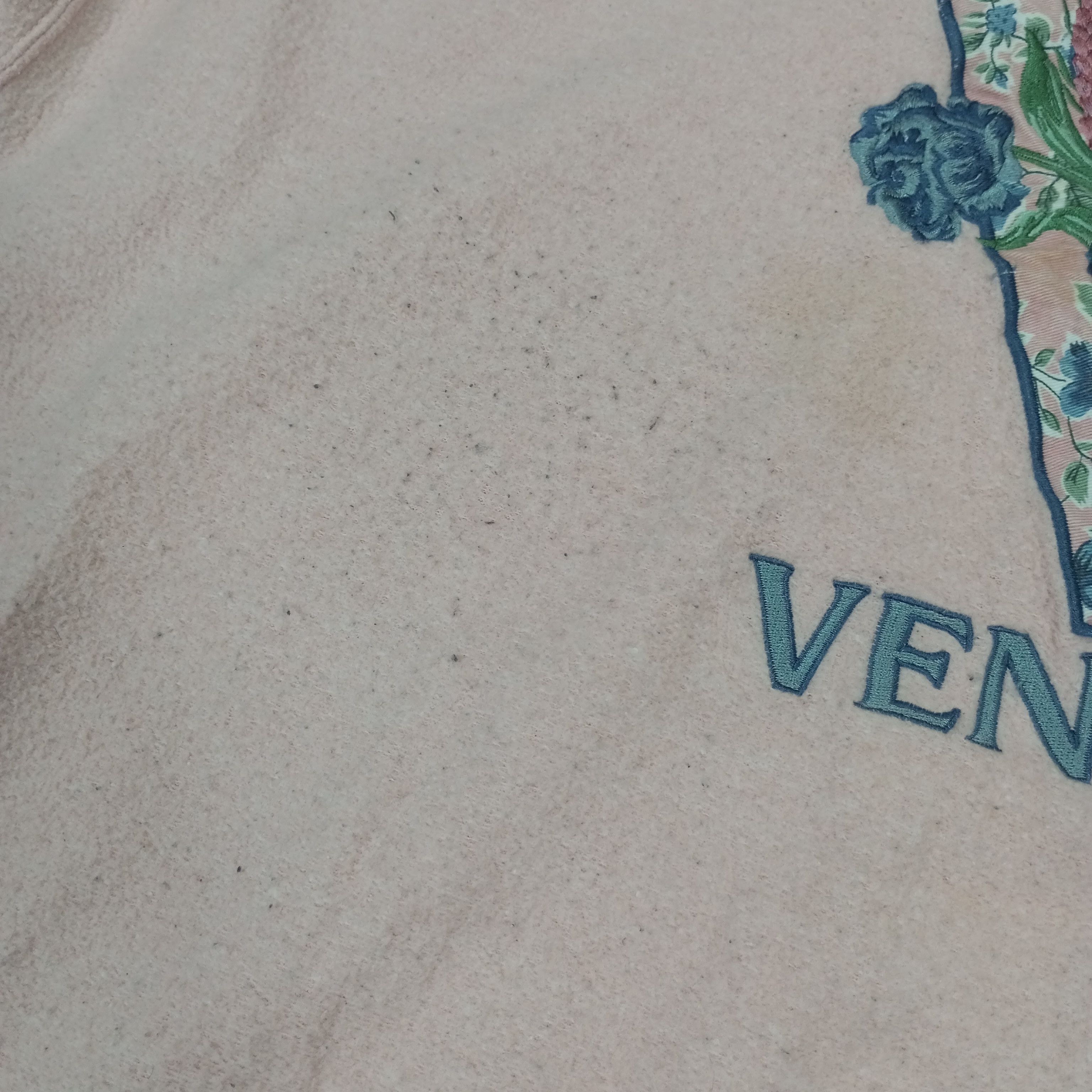 Vintage Venezia Jeans Logo Flowers Design Sweatshirt Size US XXL / EU 58 / 5 - 10 Thumbnail