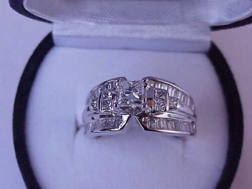 Other GIA ! $20,050 Unisex 14k W/G 2.76ctw Diamond Ring, Appraisal Size ONE SIZE - 3 Thumbnail
