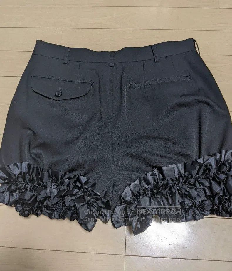 Comme des Garcons Comme Des Garcons size S Black vintage lace design culotte Size 23" - 2 Thumbnail