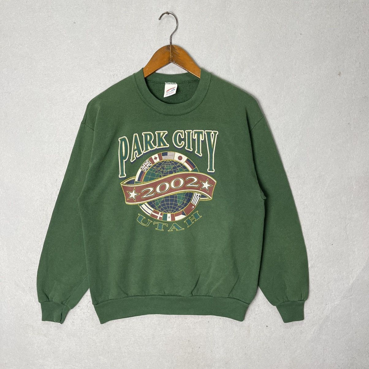 Jerzees Vintage 2002 Jerzees “Park City Utah” Graphic Sweatshirt USA Size US M / EU 48-50 / 2 - 1 Thumbnail